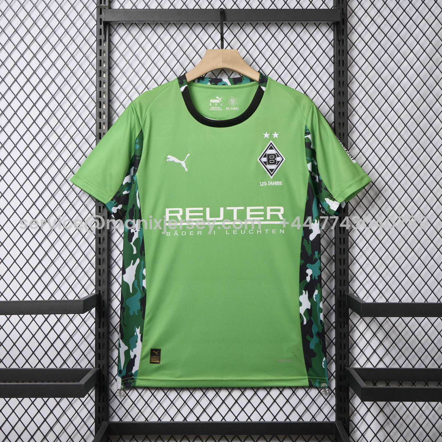 ManixJersey.com | Borussia Mönchengladbach 25-26 Away Jersey - Fans Version -Customize Name, Number and Patch | Worldwide Shipping