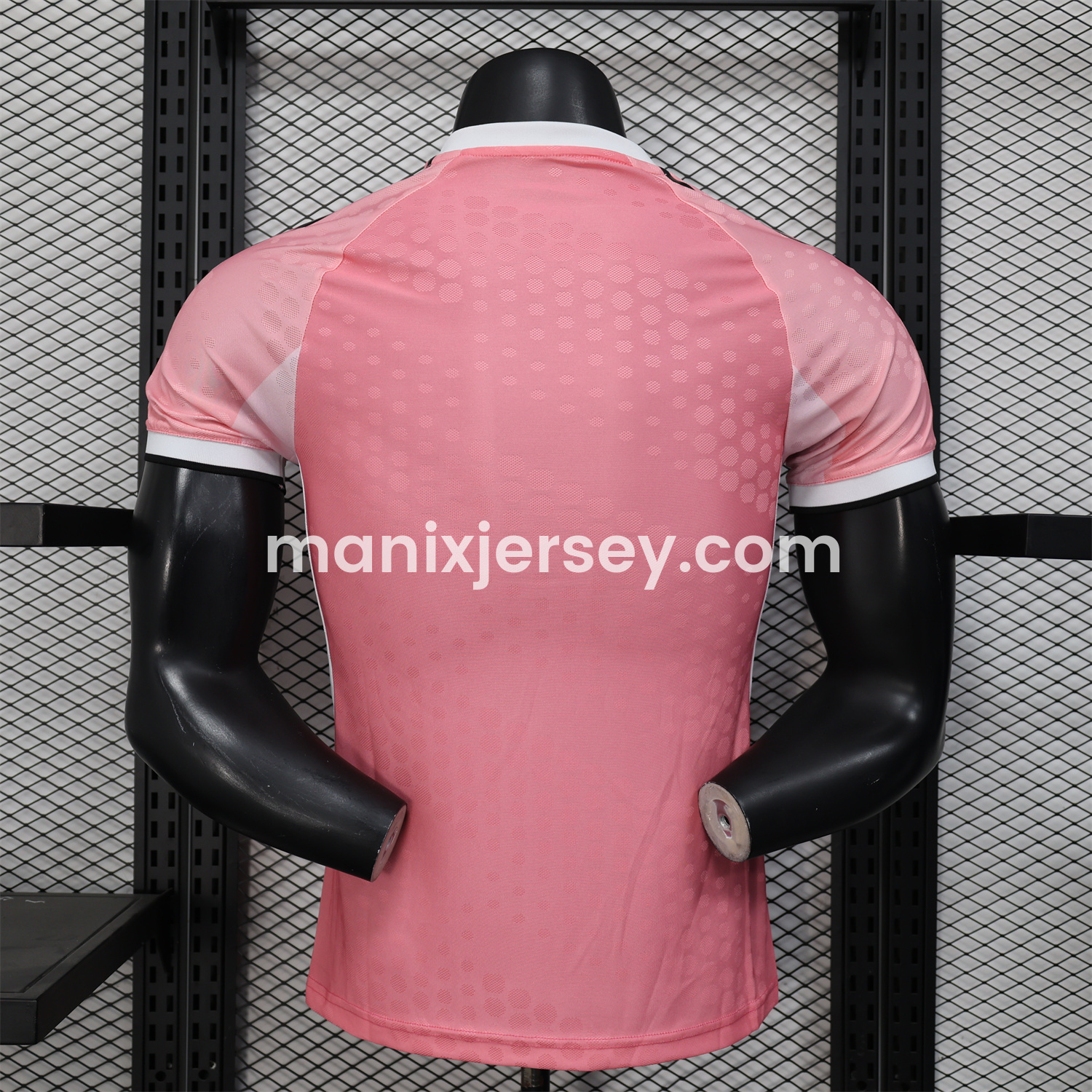 ManixJersey.com | INT M.A.M 25-26 Pink Stripes and Leaves Pattern Special Jersey - Player Version -Customize Name, Number and Patch | Worldwide Shipping
