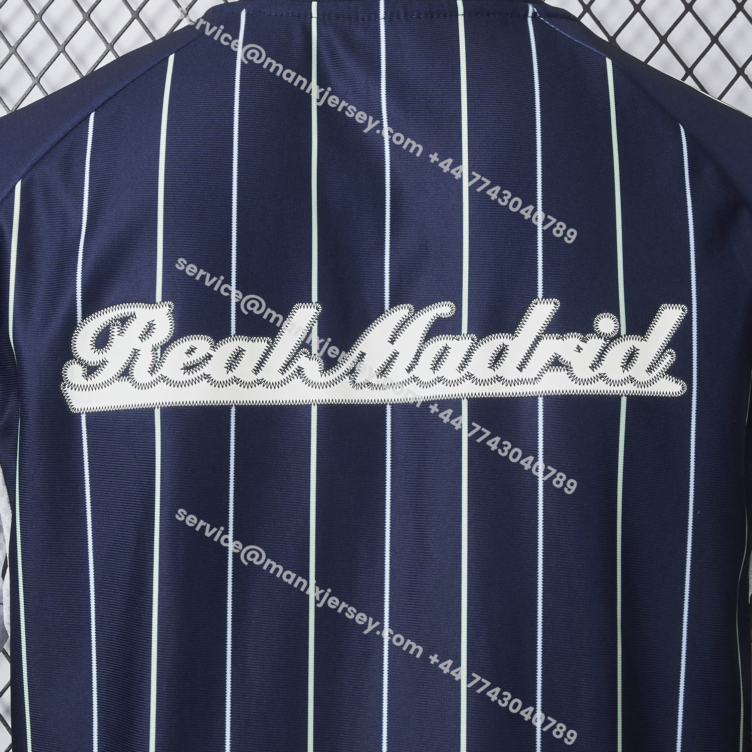 ManixJersey.com | Real Madrid 25-26 Deep Blue Baseball Jersey - Player Version -Customize Name, Number and Patch | Worldwide Shipping