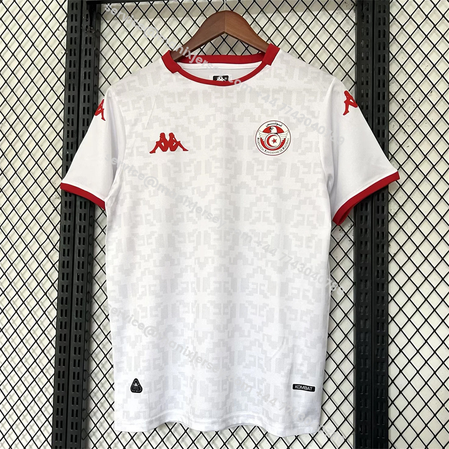 ManixJersey.com | Tunisia 2026 Away White Jersey - Fans Version -Customize Name, Number and Patch | Worldwide Shipping