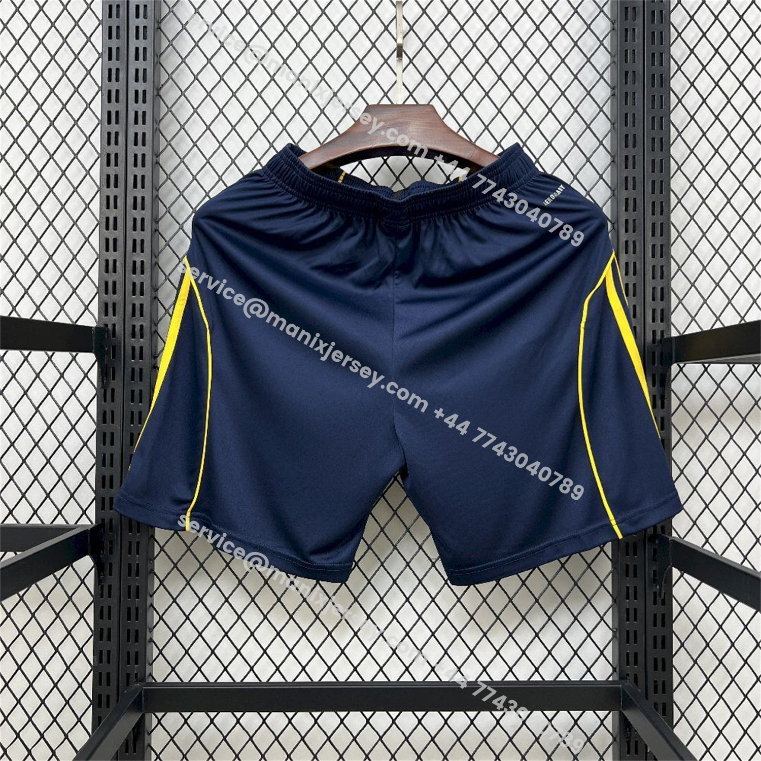 ManixJersey.com | Boca Juniors 25-26 Home Black Shorts - Fans Version -Customize Name, Number and Patch | Worldwide Shipping