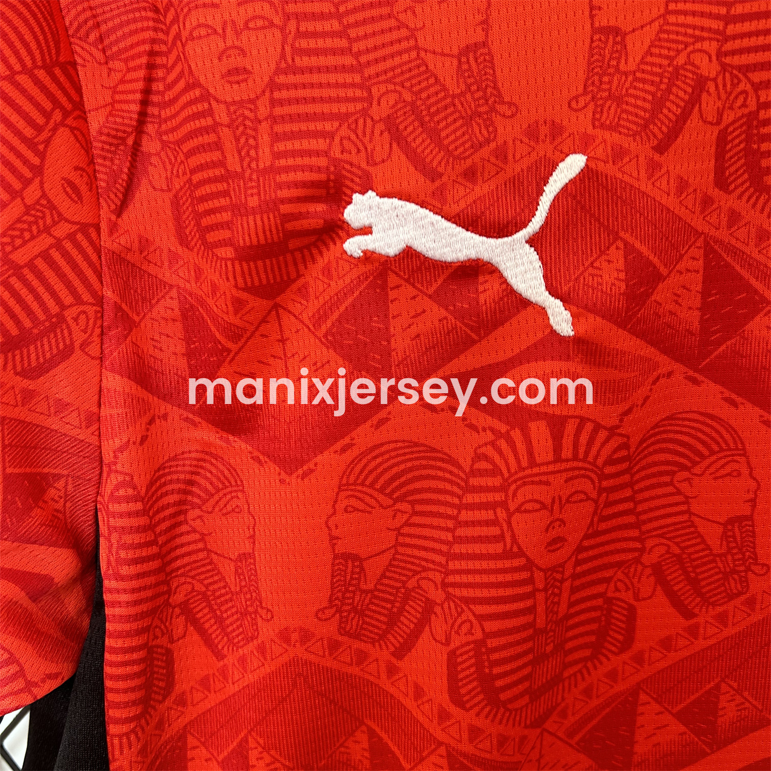 ManixJersey.com | Egypt 25-26 Home Jersey - Fans Version -Customize Name, Number and Patch | Worldwide Shipping