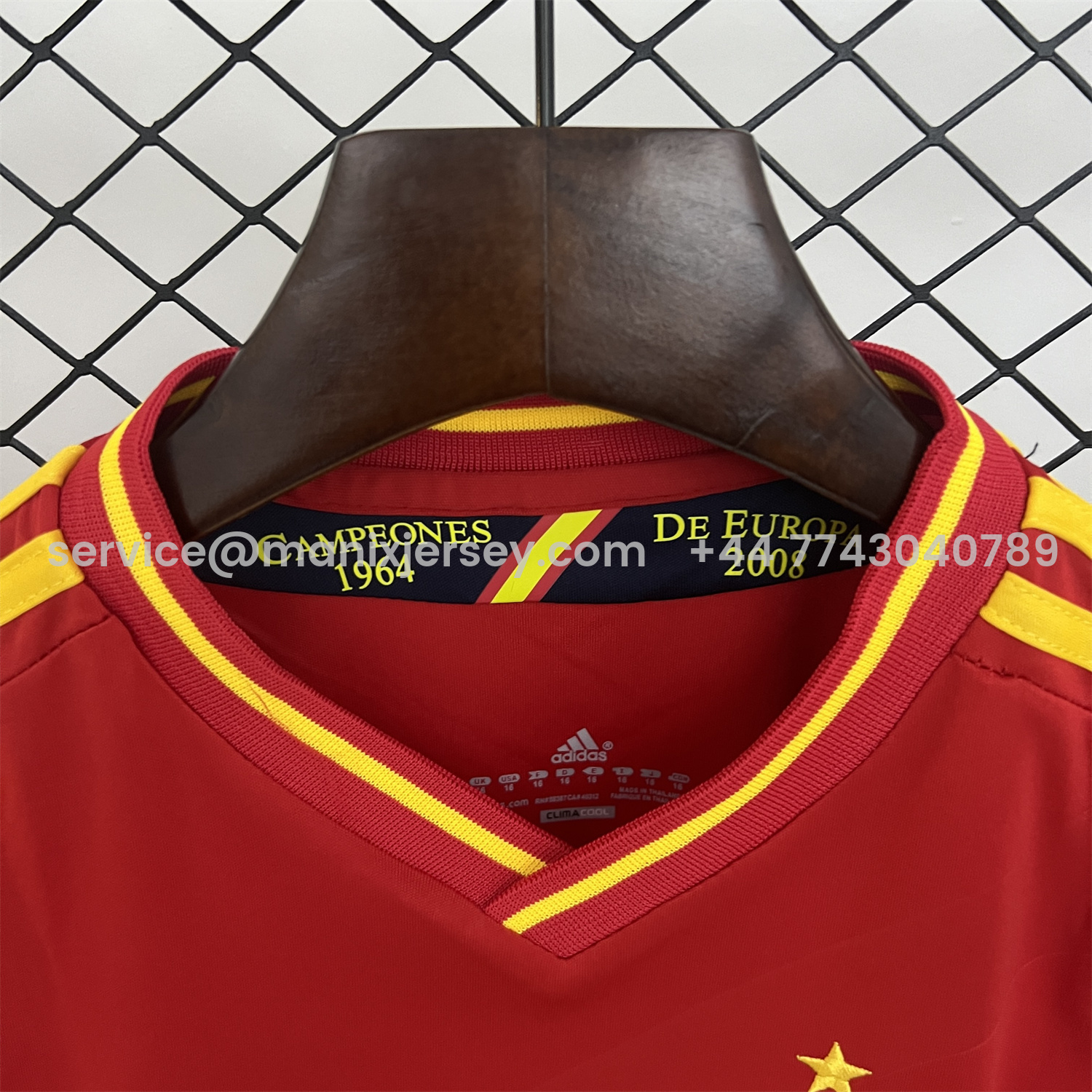 ManixJersey.com | Retro Spain 2012 Home Kids Kit -Customize Name, Number and Patch | Worldwide Shipping