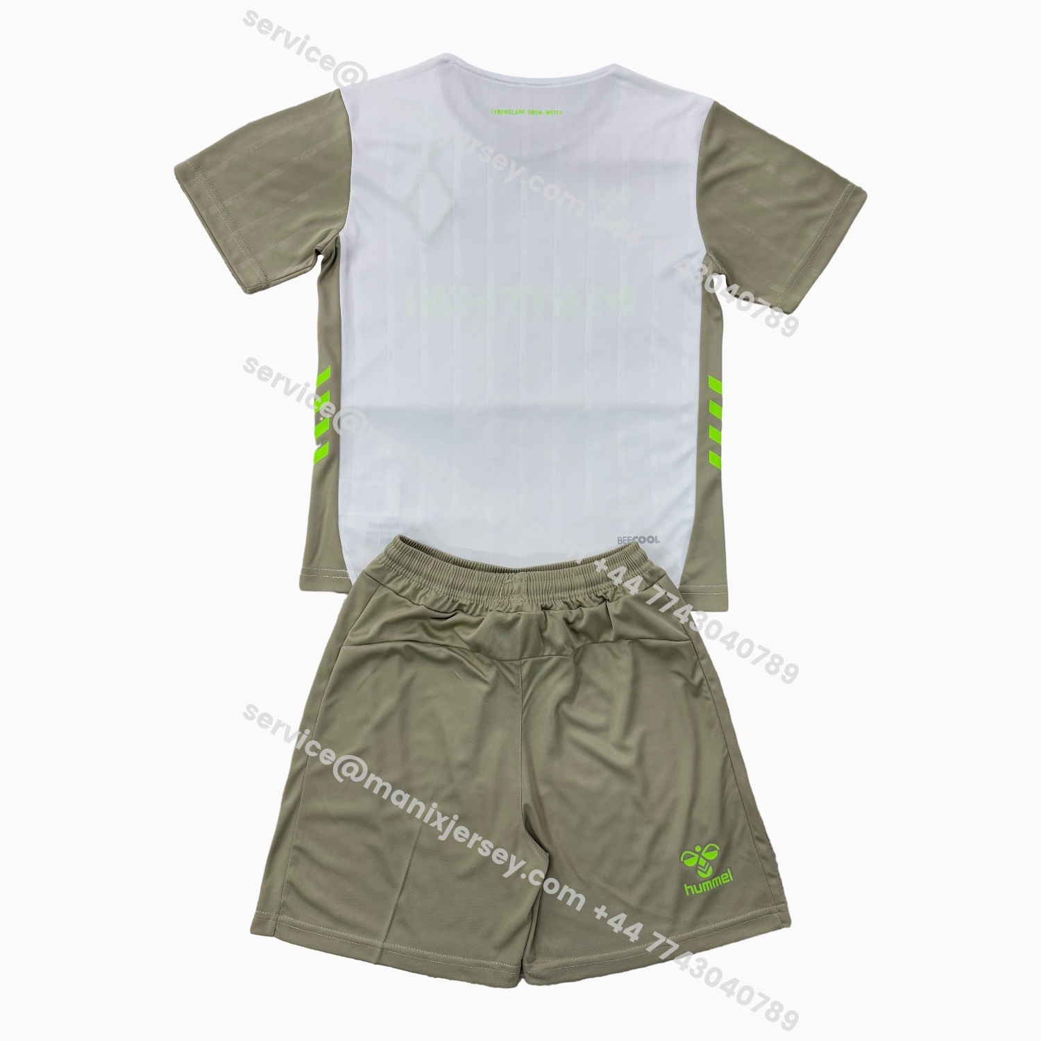 ManixJersey.com | Werder Bremen 25-26 Away Kids Kit -Customize Name, Number and Patch | Worldwide Shipping