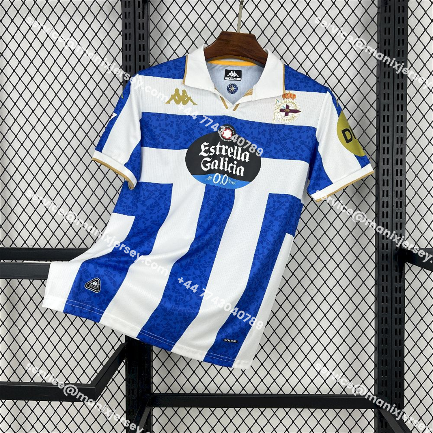ManixJersey.com | Deportivo de La Coruña 25-26 Home Jersey - Fans Version -Customize Name, Number and Patch | Worldwide Shipping