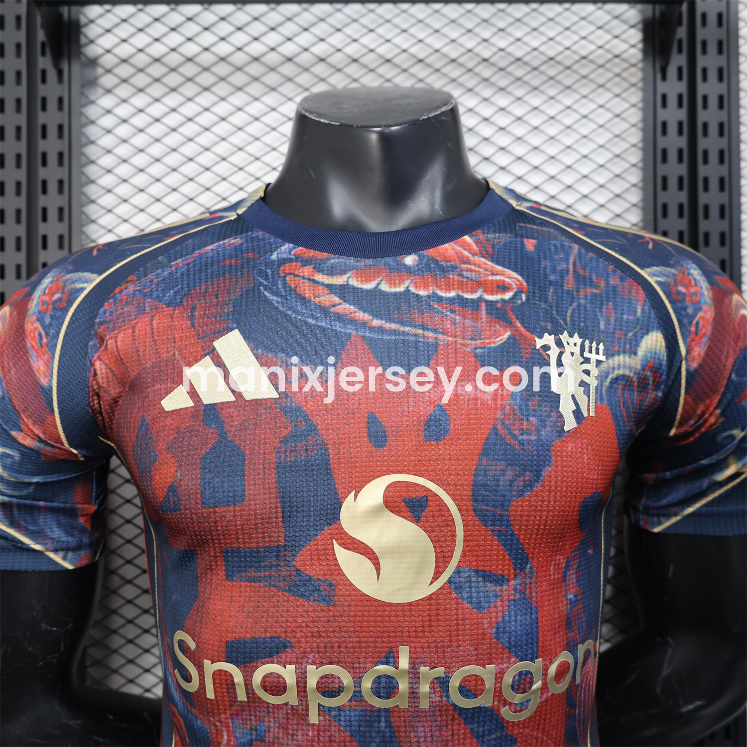 ManixJersey.com | Manchester United 24-25 Red Devil Special Edition Jersey - Player Version -Customize Name, Number and Patch | Worldwide Shipping