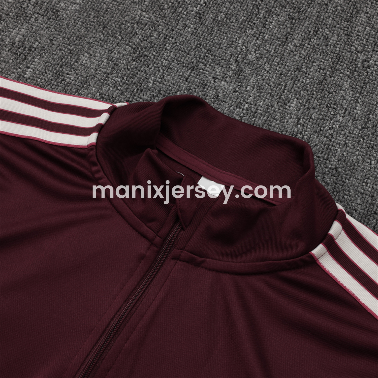 ManixJersey.com | Bayern Munich 25-26 Throwback Trefoil Long Sleeves Training Set - Deep Red -Customize Name, Number and Patch | Worldwide Shipping