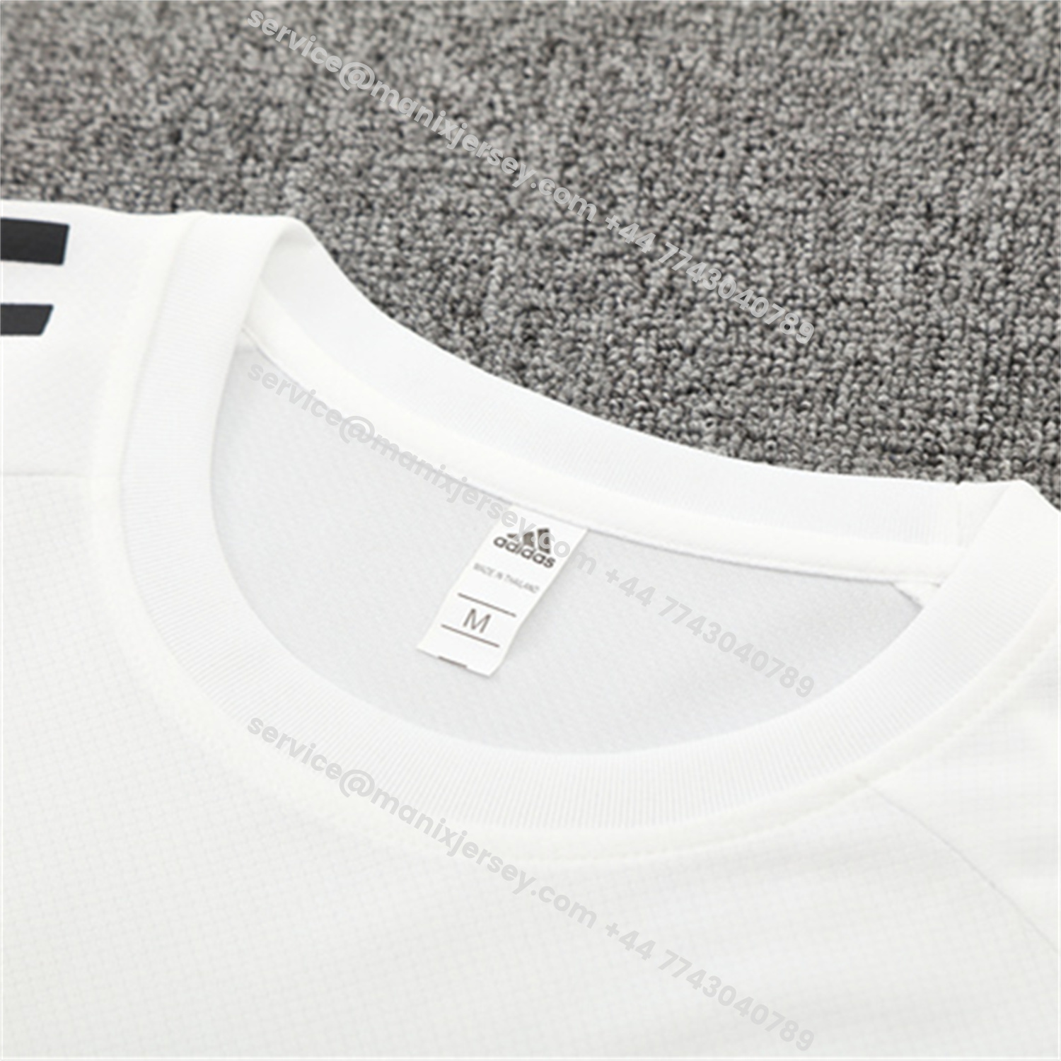 ManixJersey.com | Manchester United 25-26 Kids Short-Sleeve Training Set - White Purple Top & Black Shorts -Customize Name, Number and Patch | Worldwide Shipping