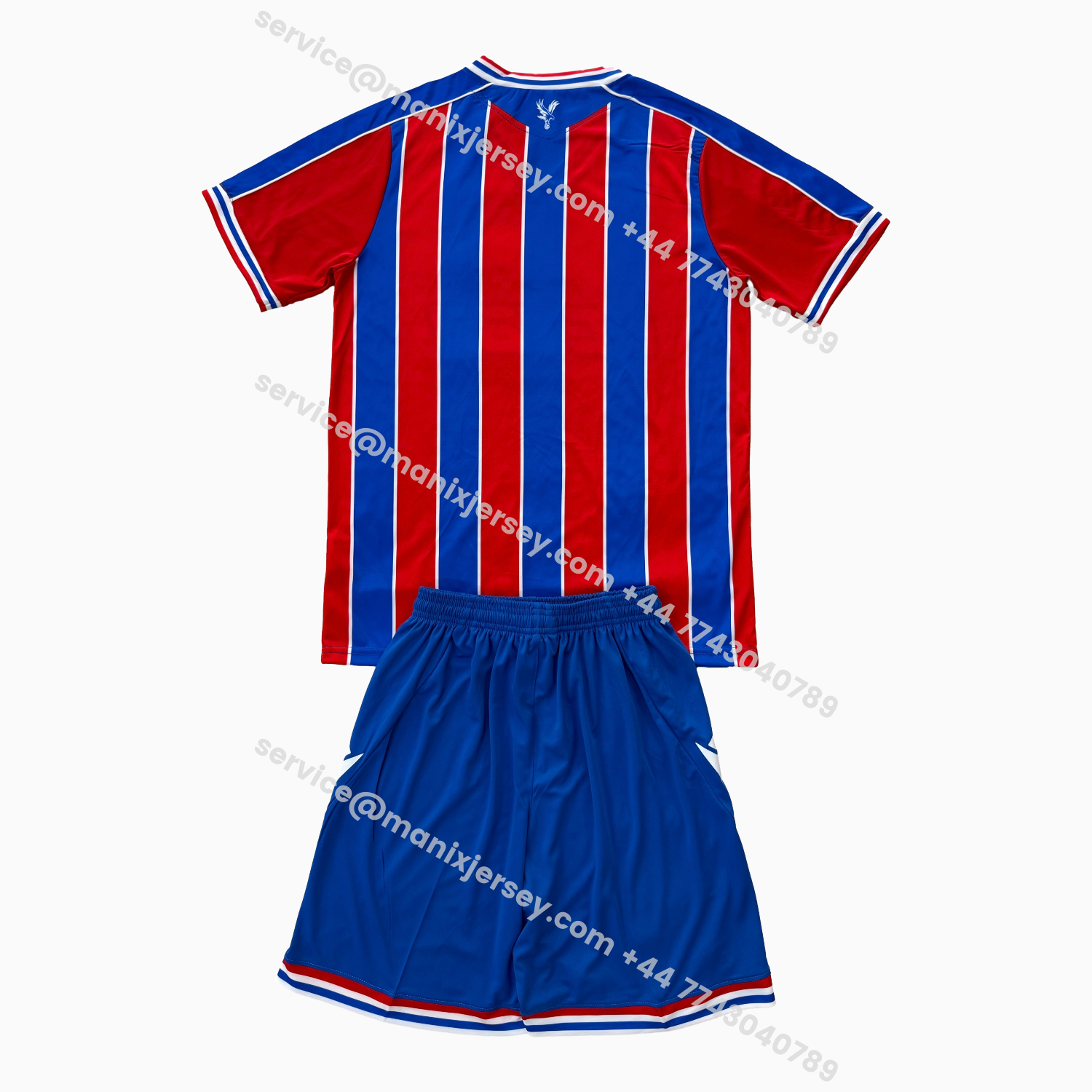 ManixJersey.com | Crystal Palace 25-26 Home Men's Adult Jersey Set - Fans Version -Customize Name, Number and Patch | Worldwide Shipping