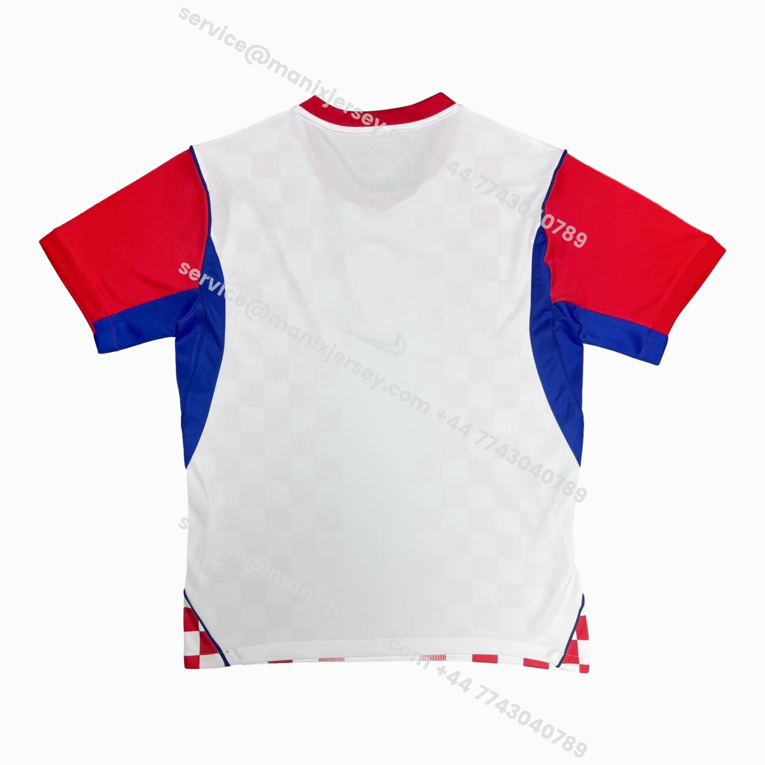 ManixJersey.com | Croatia 2026 Home White And Red Jersey - Fans Version -Customize Name, Number and Patch | Worldwide Shipping