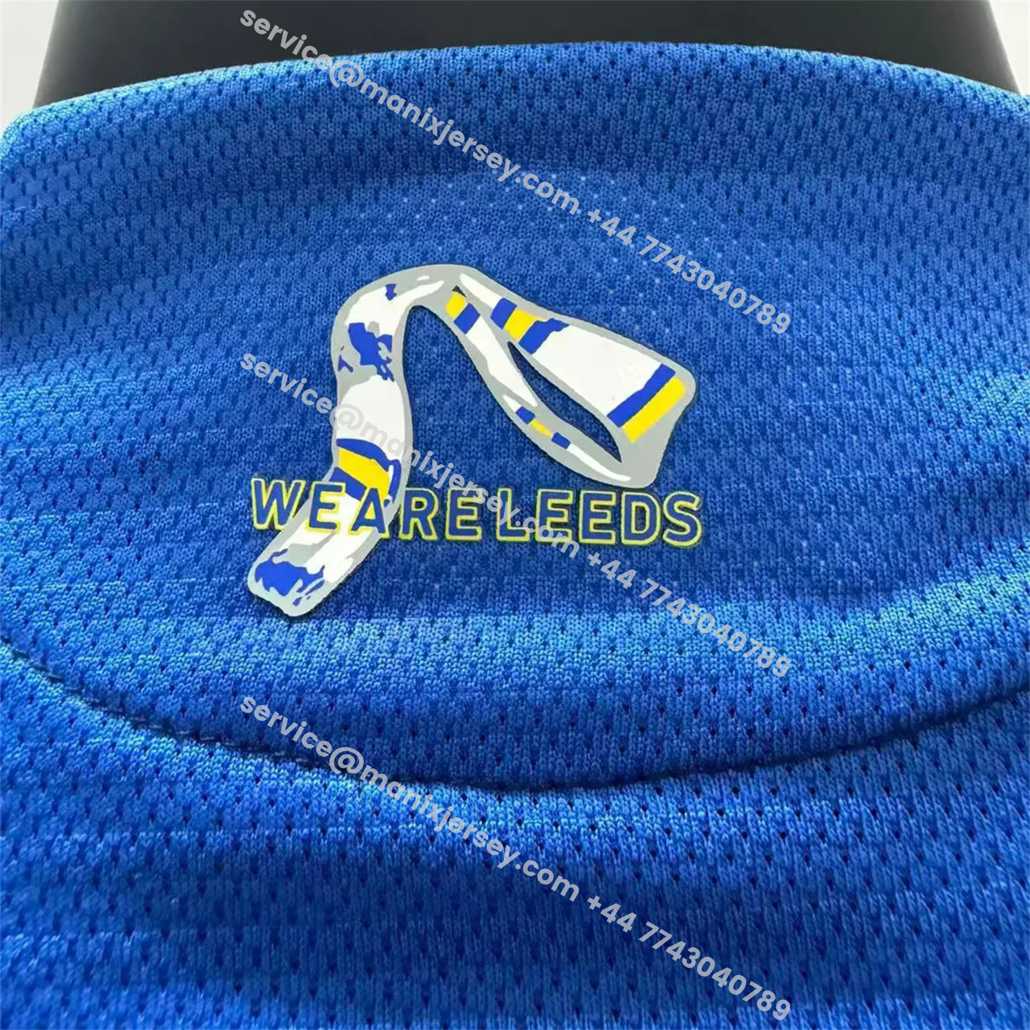 ManixJersey.com | Leeds United 25-26 Away Blue Jersey - Player Version -Customize Name, Number and Patch | Worldwide Shipping