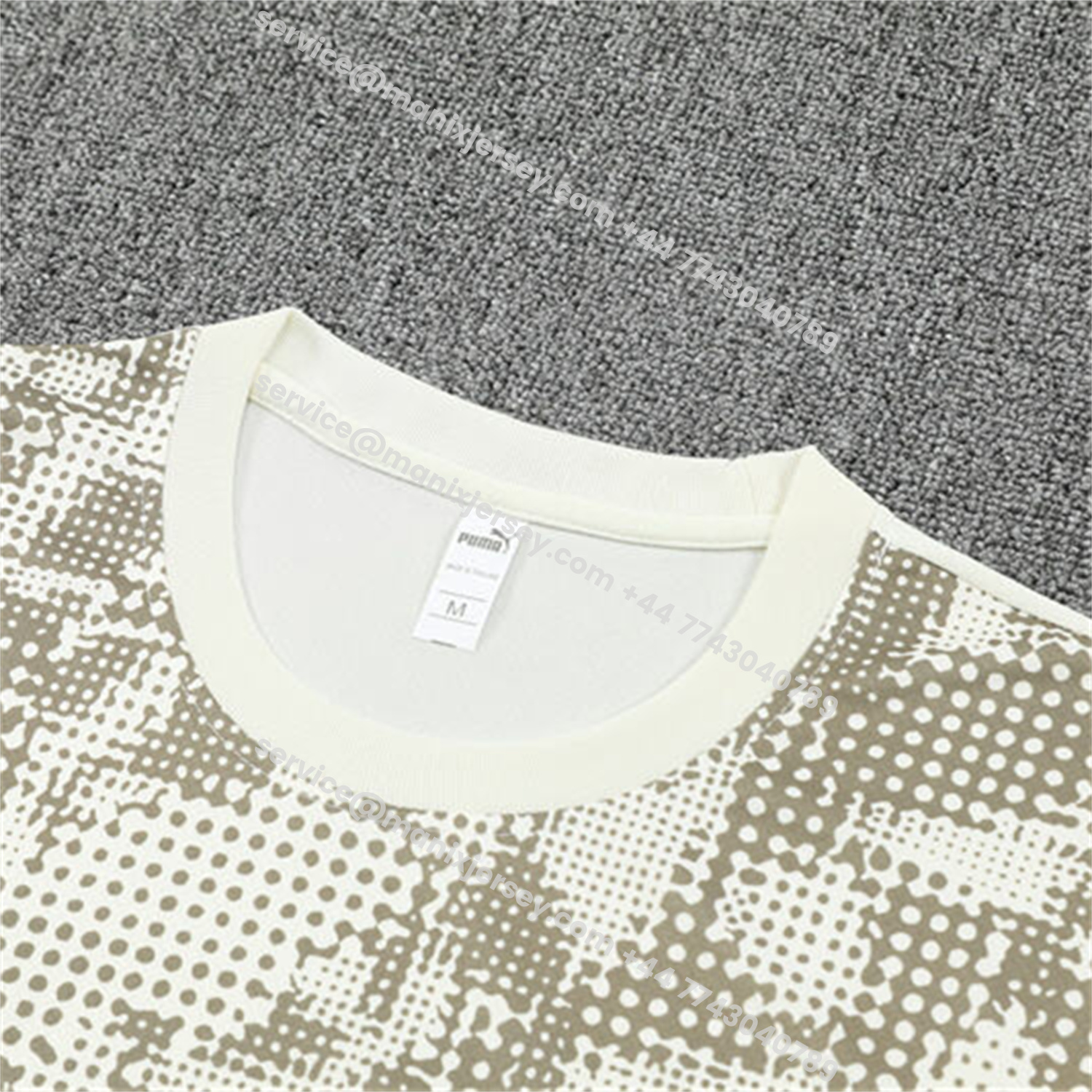 ManixJersey.com | PSV Eindhoven 25-26 Short-Sleeve Training Set - Khaki Top & Black Shorts -Customize Name, Number and Patch | Worldwide Shipping