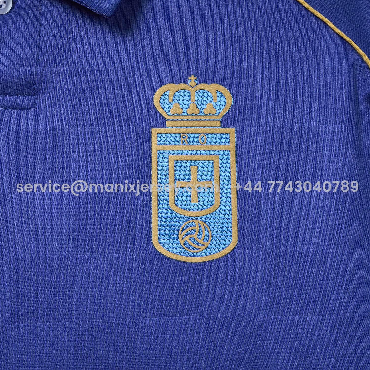 ManixJersey.com | Real Oviedo 25-26 Centenary Home Jersey - Fans Version -Customize Name, Number and Patch | Worldwide Shipping