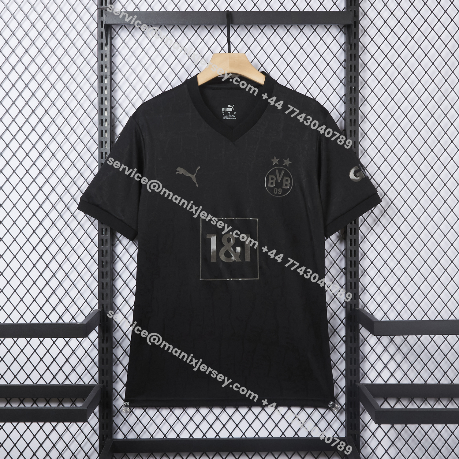 ManixJersey.com | Retro Dortmund 2022-23 Black Special Edition Jersey -Customize Name, Number and Patch | Worldwide Shipping