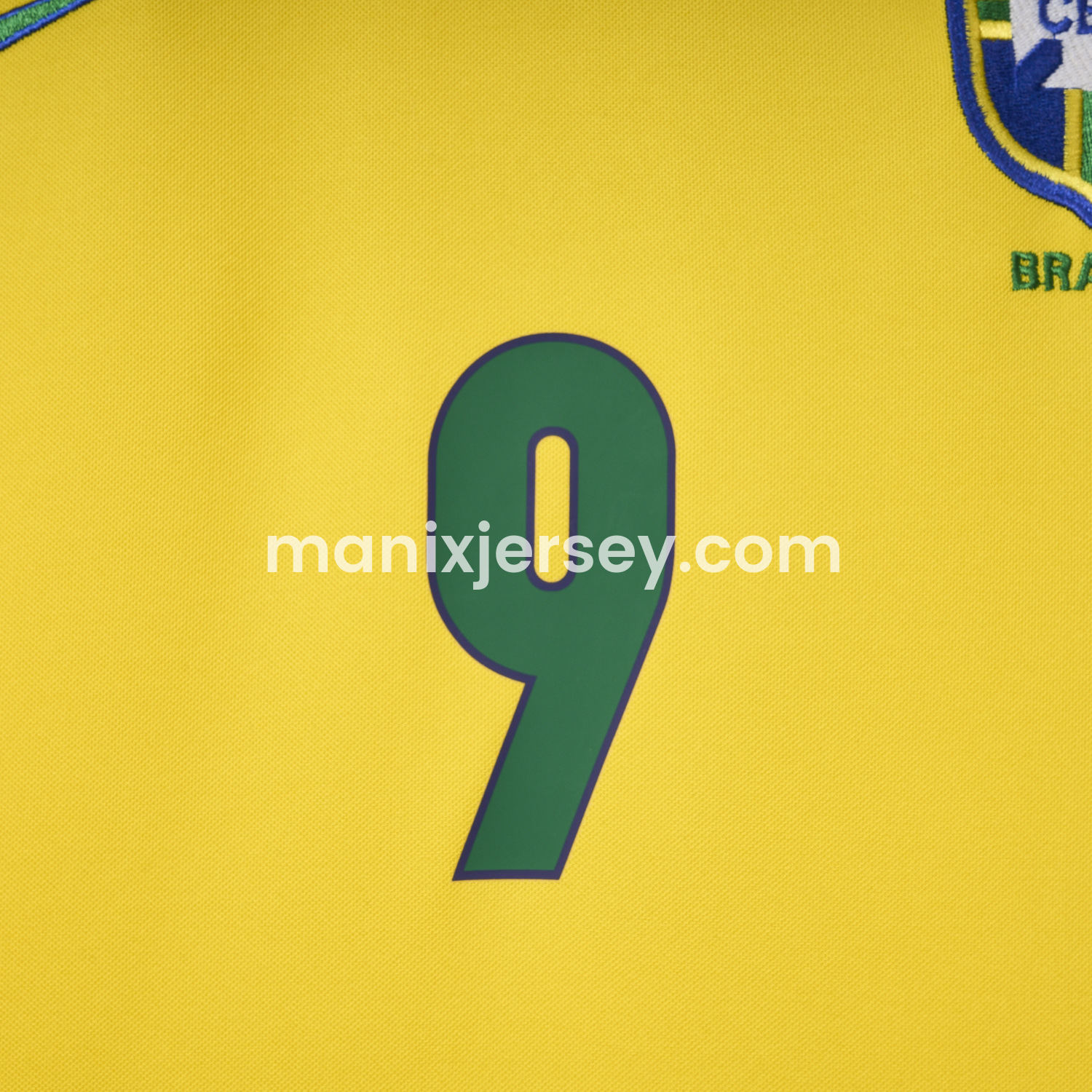 ManixJersey.com | Retro Brazil 1998 Home Jersey -Customize Name, Number and Patch | Worldwide Shipping