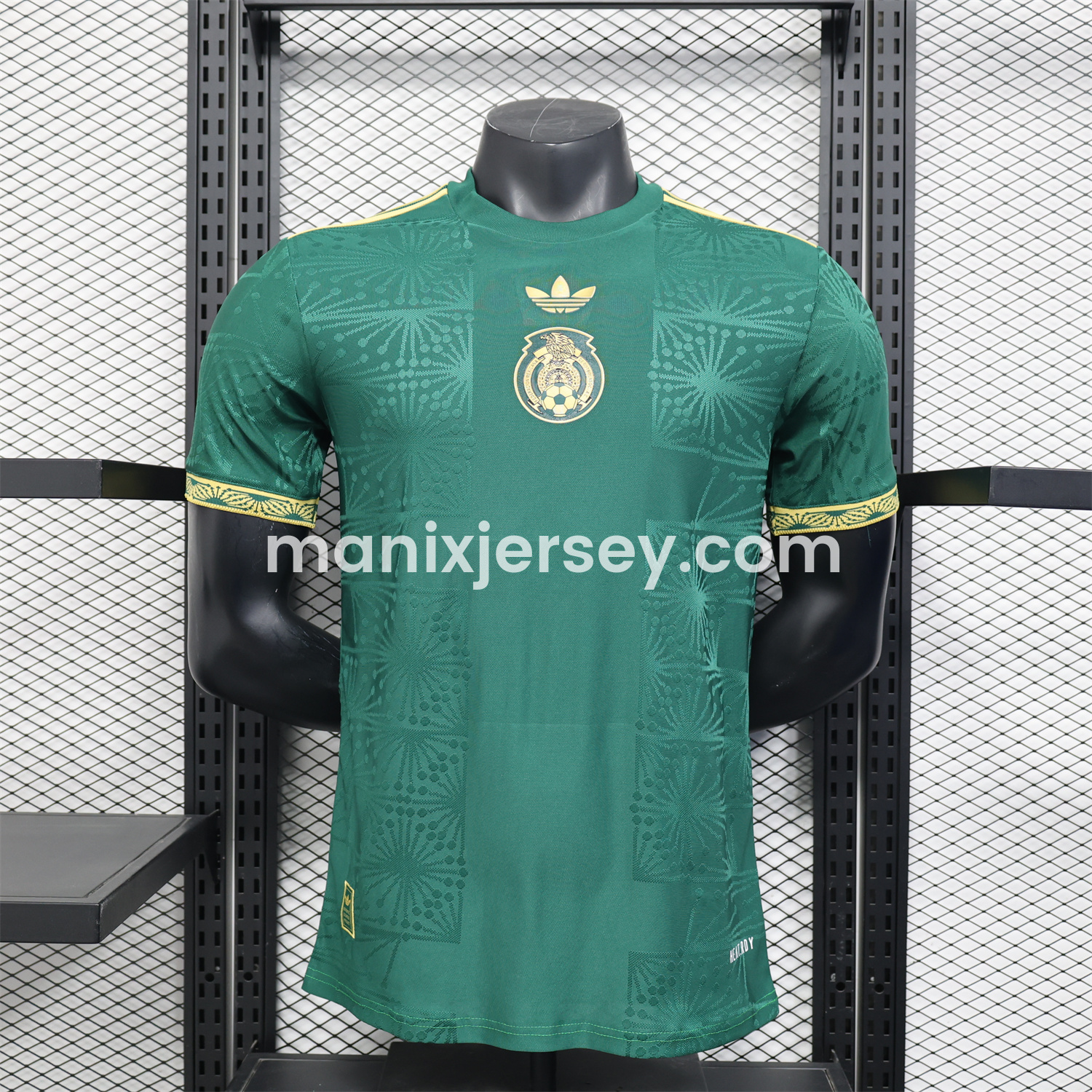 ManixJersey.com | Mexico 2025 Gold Cup Special Edition Green Jersey - Player Version -Customize Name, Number and Patch | Worldwide Shipping