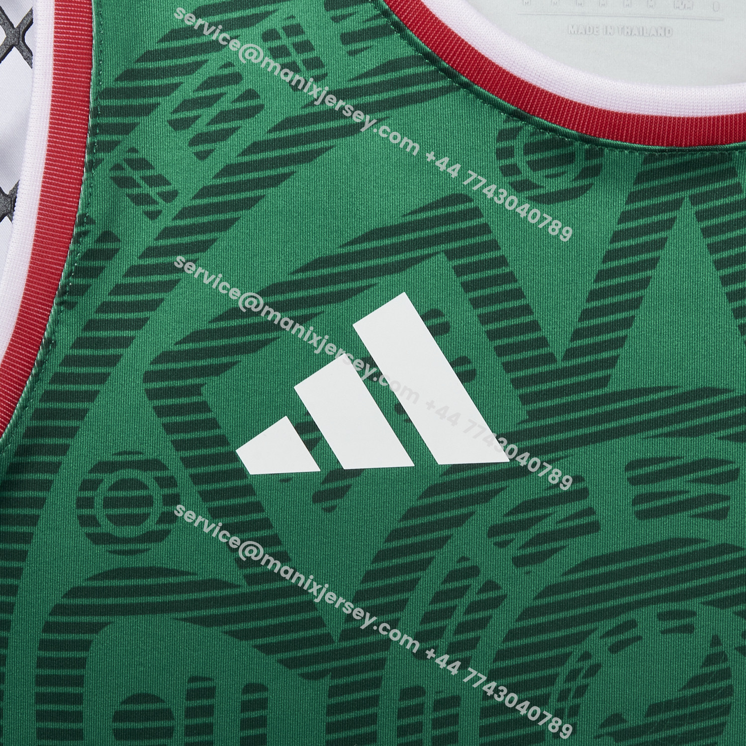 ManixJersey.com | Women's Mexico 2026 Home Yoga Vest -Customize Name, Number and Patch | Worldwide Shipping