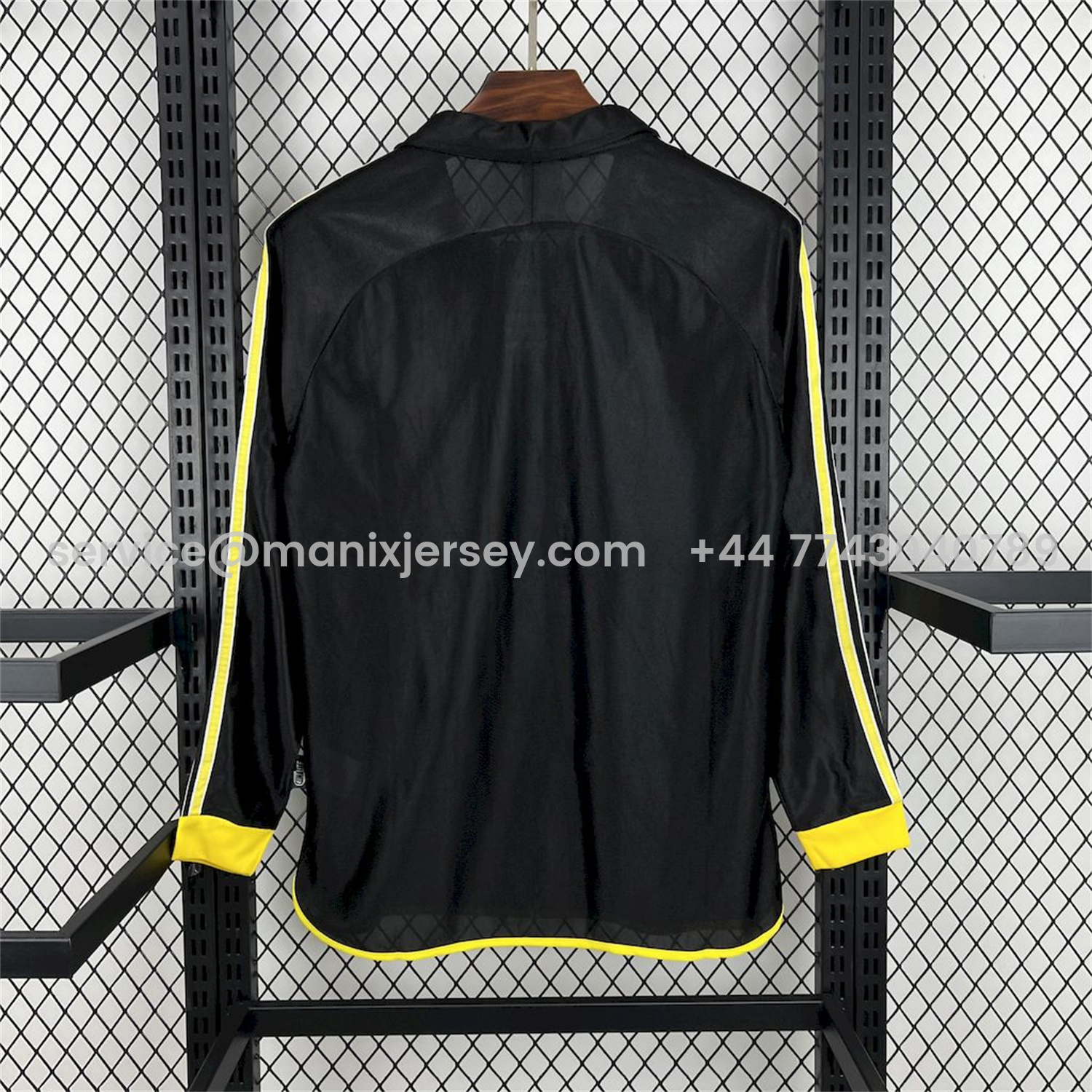 ManixJersey.com | Retro Real Madrid 1999-01 Away Long Sleeves Jersey -Customize Name, Number and Patch | Worldwide Shipping