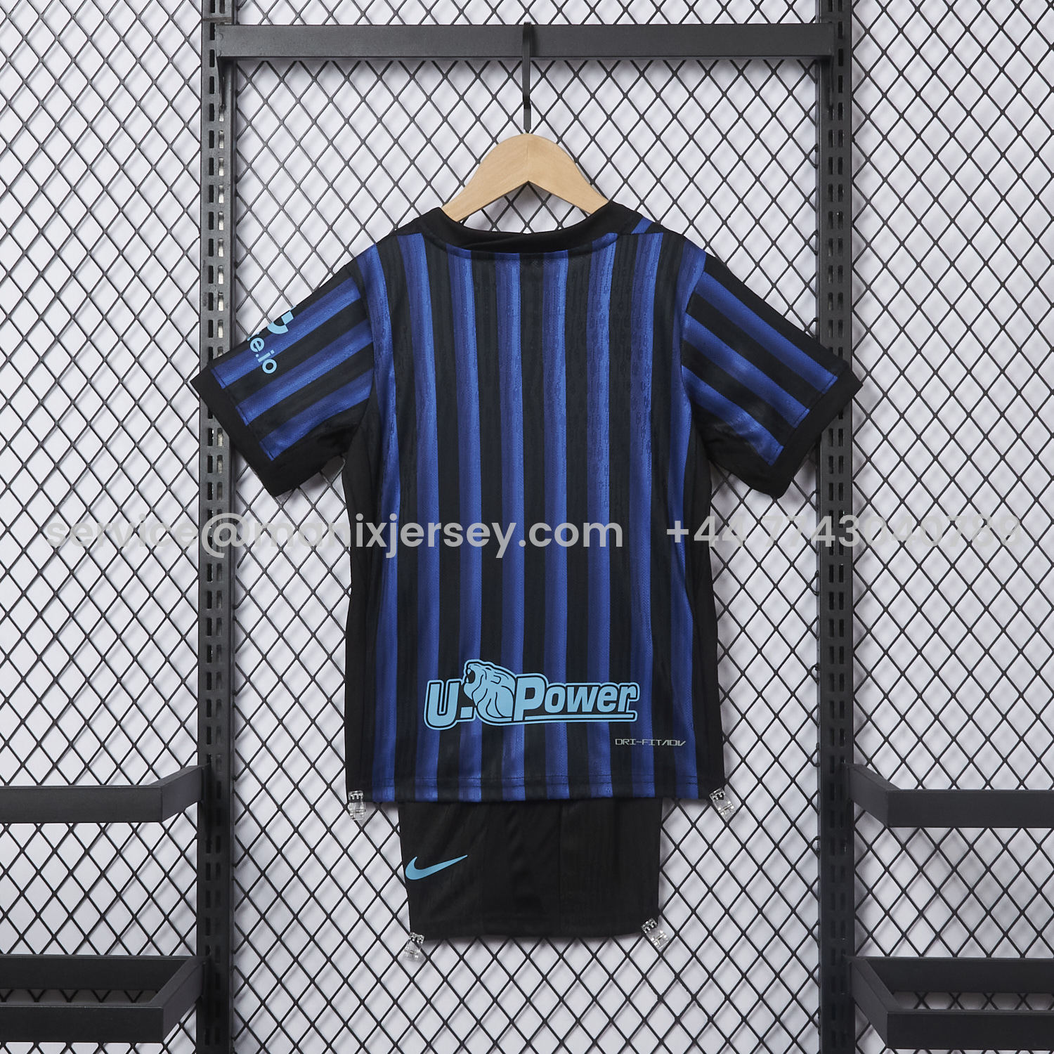 ManixJersey.com | Inter Milan 25-26 Home Kids Kit - Player Version -Customize Name, Number and Patch | Worldwide Shipping