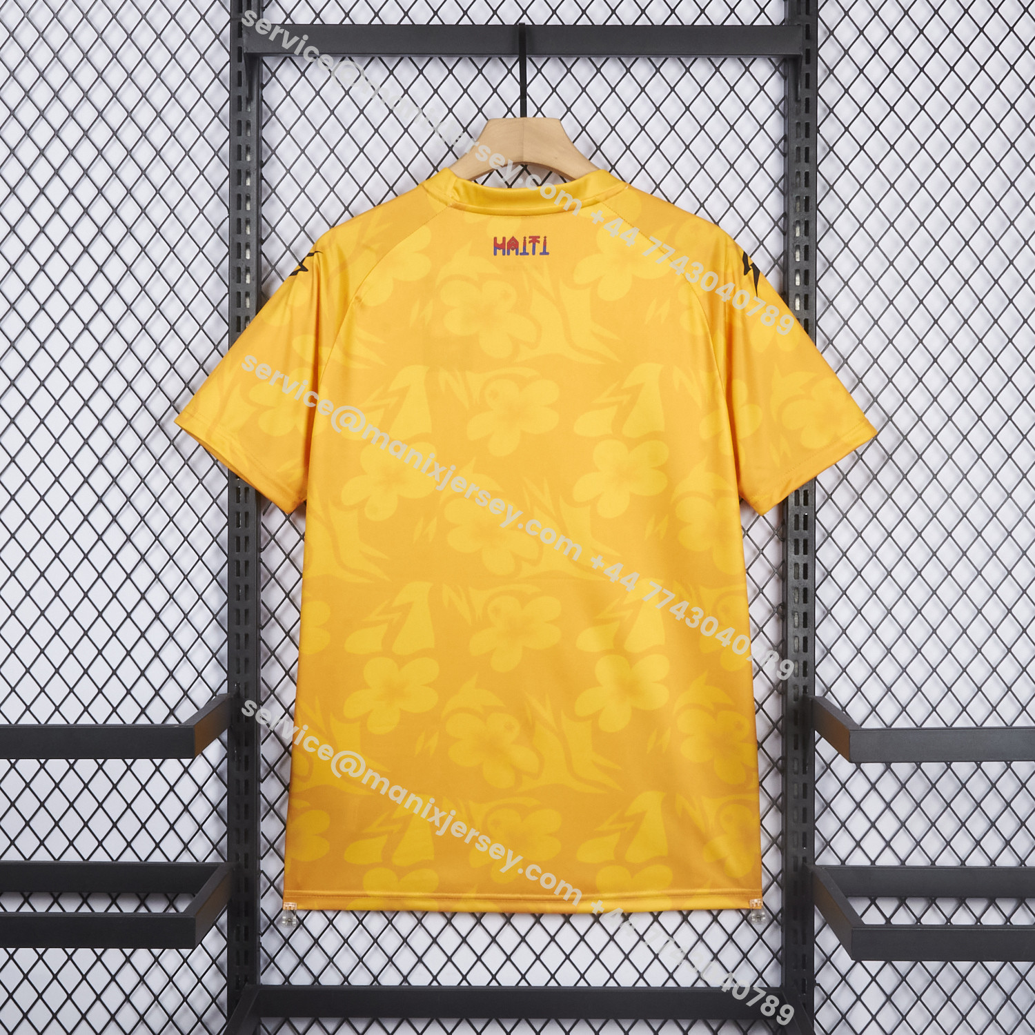 Haiti 26-27 Yellow Goalkeeper Jersey - Fans Version:football jersey mysite: unitedjerseyfootball 邓江浪:football