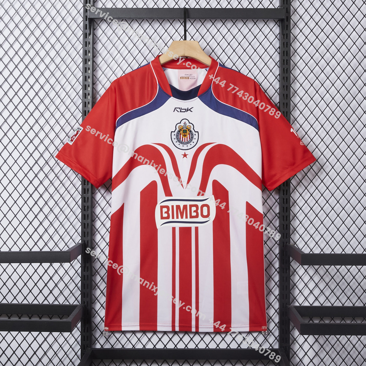 ManixJersey.com | Retro Chivas de Guadalajara 2006-07 Centennial Edition Jersey -Customize Name, Number and Patch | Worldwide Shipping