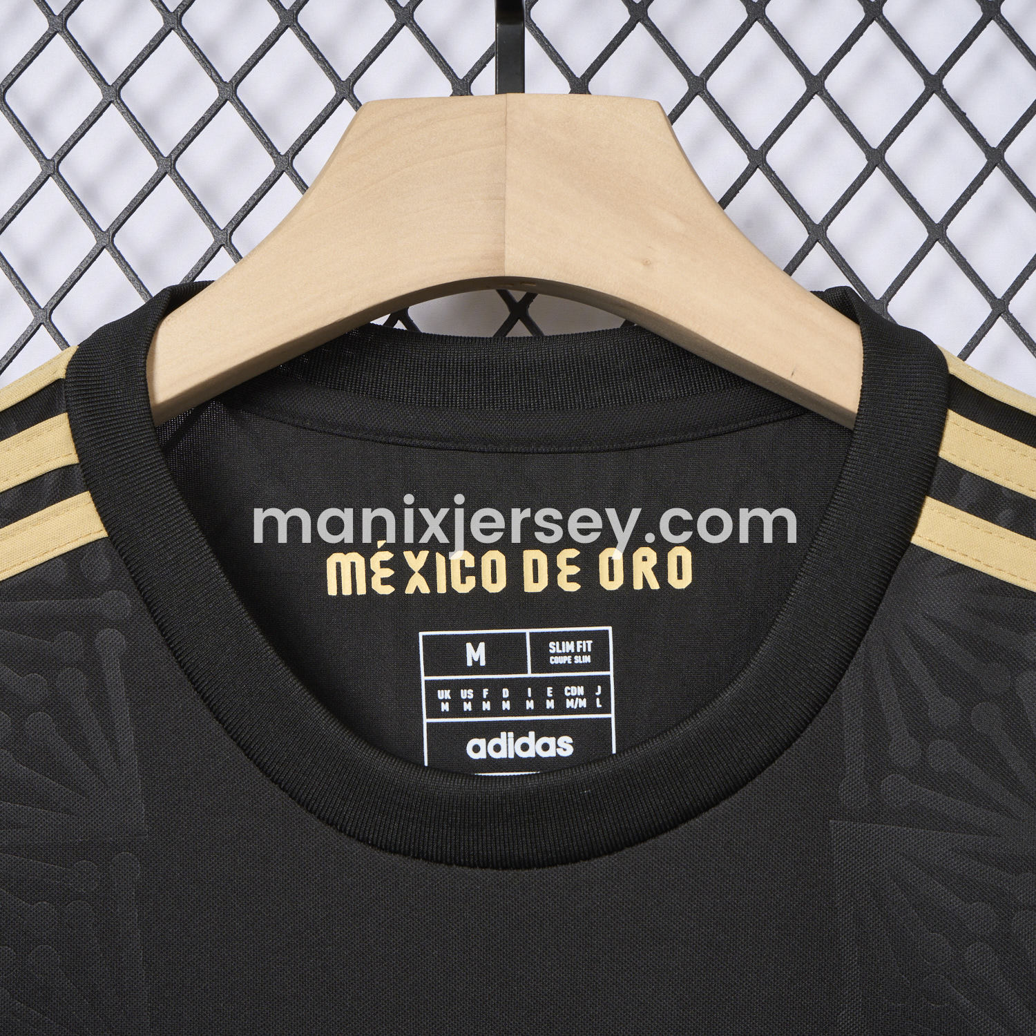 ManixJersey.com | Women's Mexico 2025 Gold Cup Black Jersey - Fans Version -Customize Name, Number and Patch | Worldwide Shipping