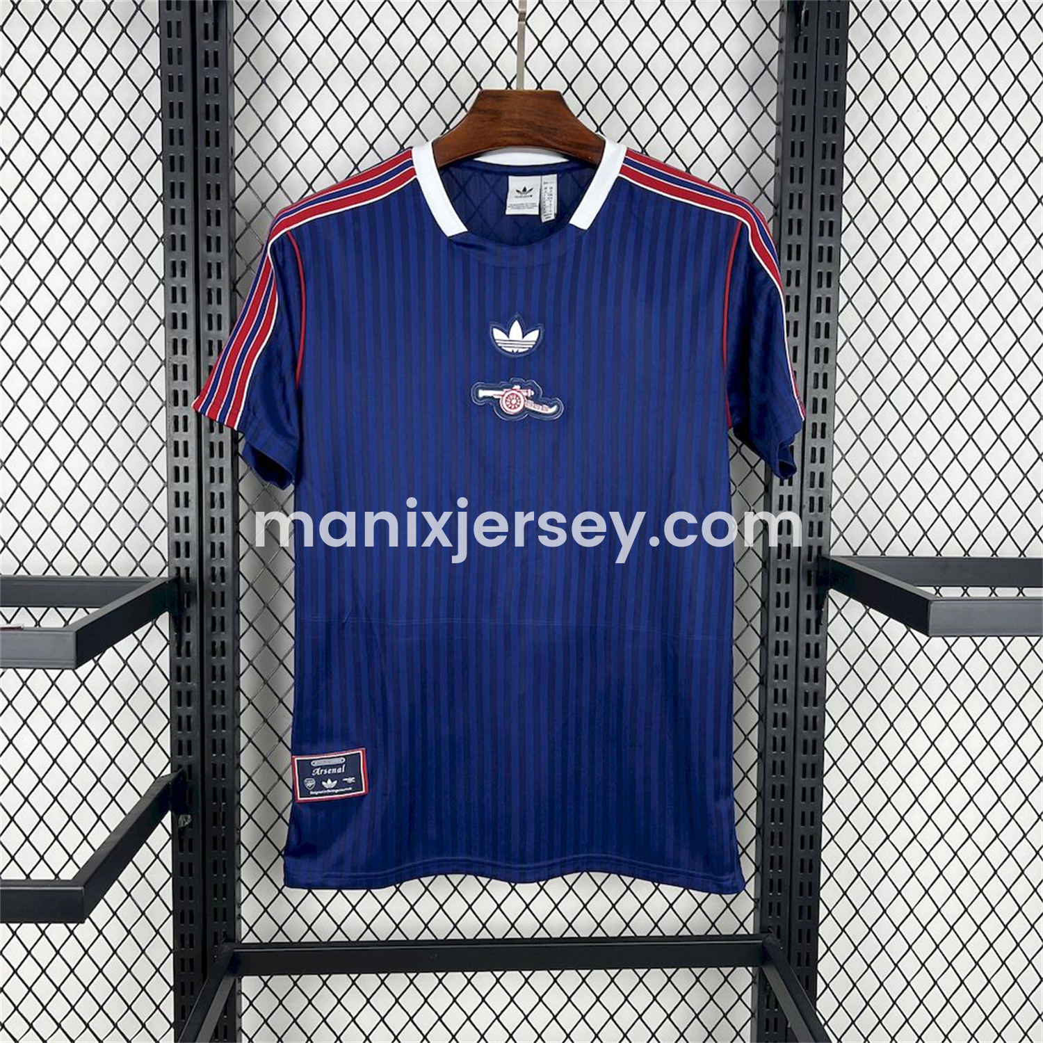 ManixJersey.com | Arsenal 24-25 Blue Icon Retro Jersey - Fans Version -Customize Name, Number and Patch | Worldwide Shipping