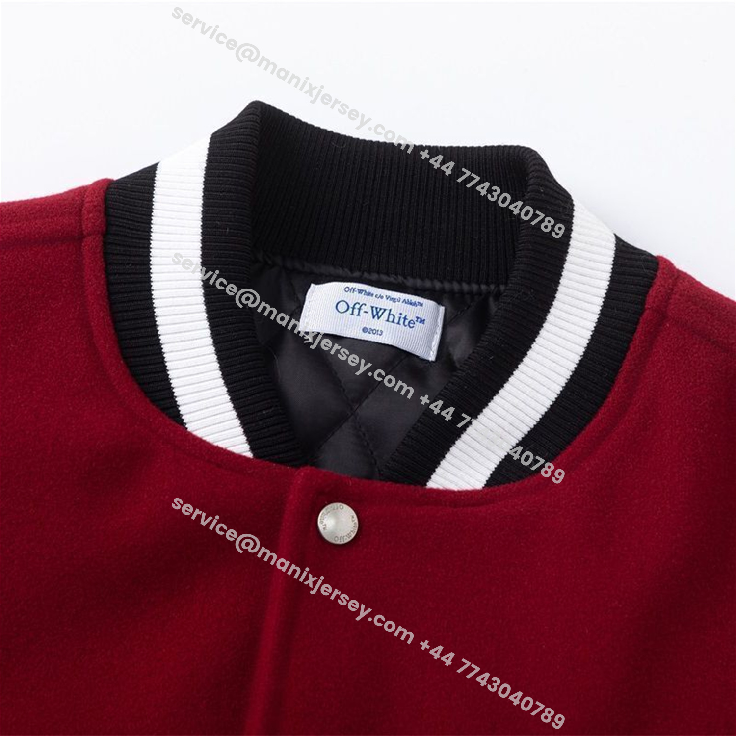 ManixJersey.com | AC Milan 25-26 Off-White Warm Windbreaker Jacket - Wine Red And Black -Customize Name, Number and Patch | Worldwide Shipping