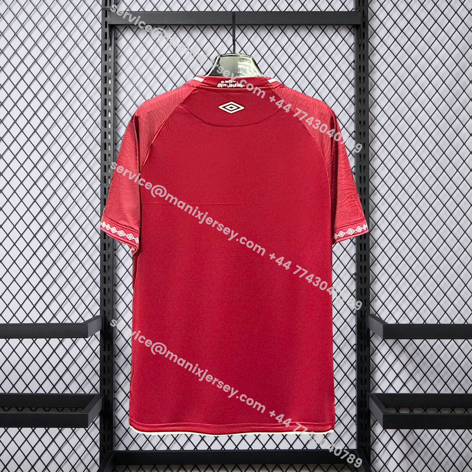 ManixJersey.com | Fluminense 25-26 Third Red Jersey - Fans Version -Customize Name, Number and Patch | Worldwide Shipping