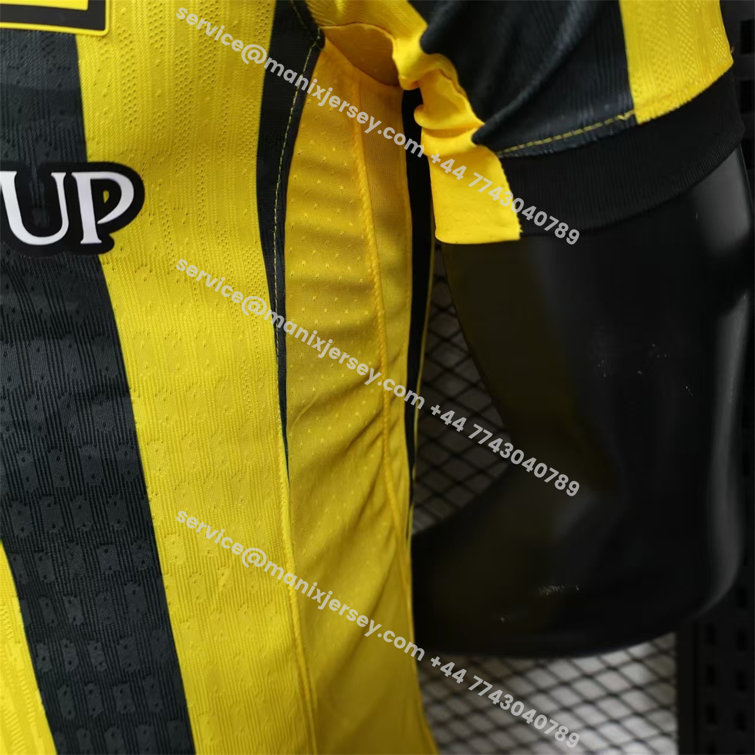 ManixJersey.com | Al Ittihad Jeddah United 25-26 Home Yellow New Sponsors Jersey - Player Version -Customize Name, Number and Patch | Worldwide Shipping