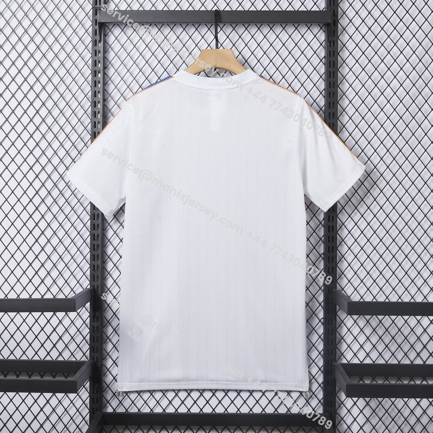 ManixJersey.com | Real Madrid 25-26 Trefoil White Travel Jersey - Player Version -Customize Name, Number and Patch | Worldwide Shipping