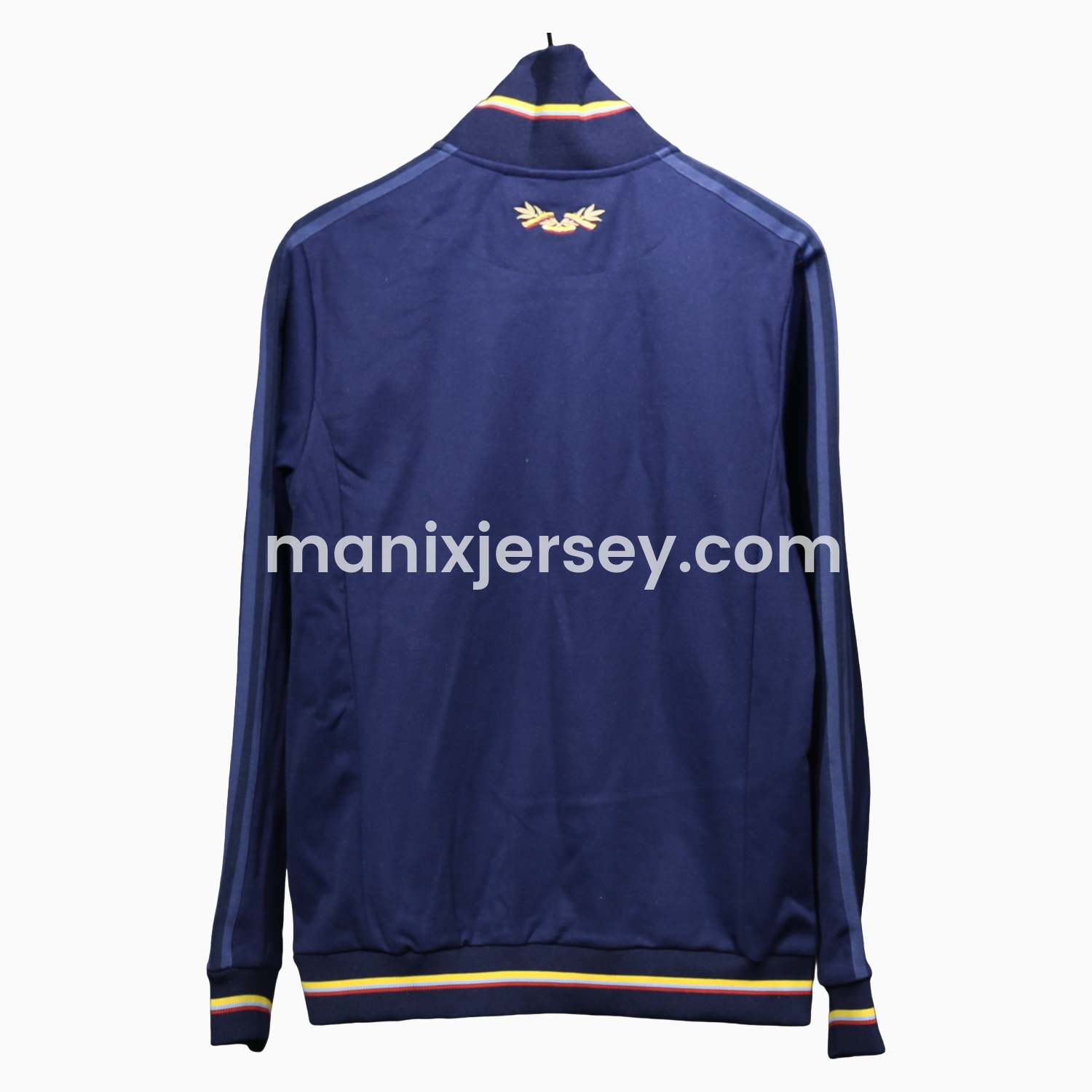 ManixJersey.com | Colombia 2024 100th Anniversary Jacket Training Tracksuit - Deep Blue -Customize Name, Number and Patch | Worldwide Shipping