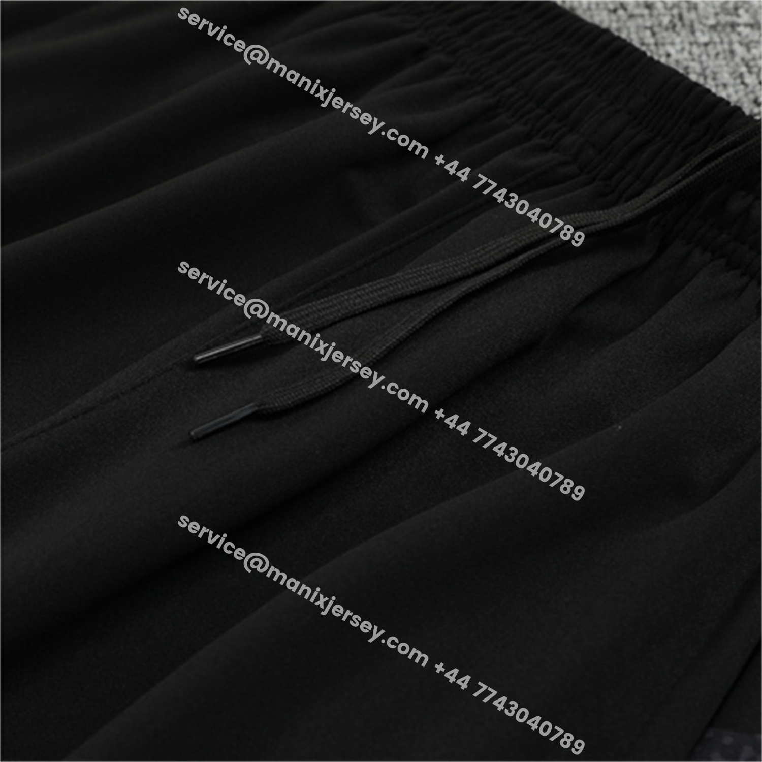 ManixJersey.com | AC Milan 25-26 Kids Long Sleeve Training Set - Black Top & Black Pants -Customize Name, Number and Patch | Worldwide Shipping