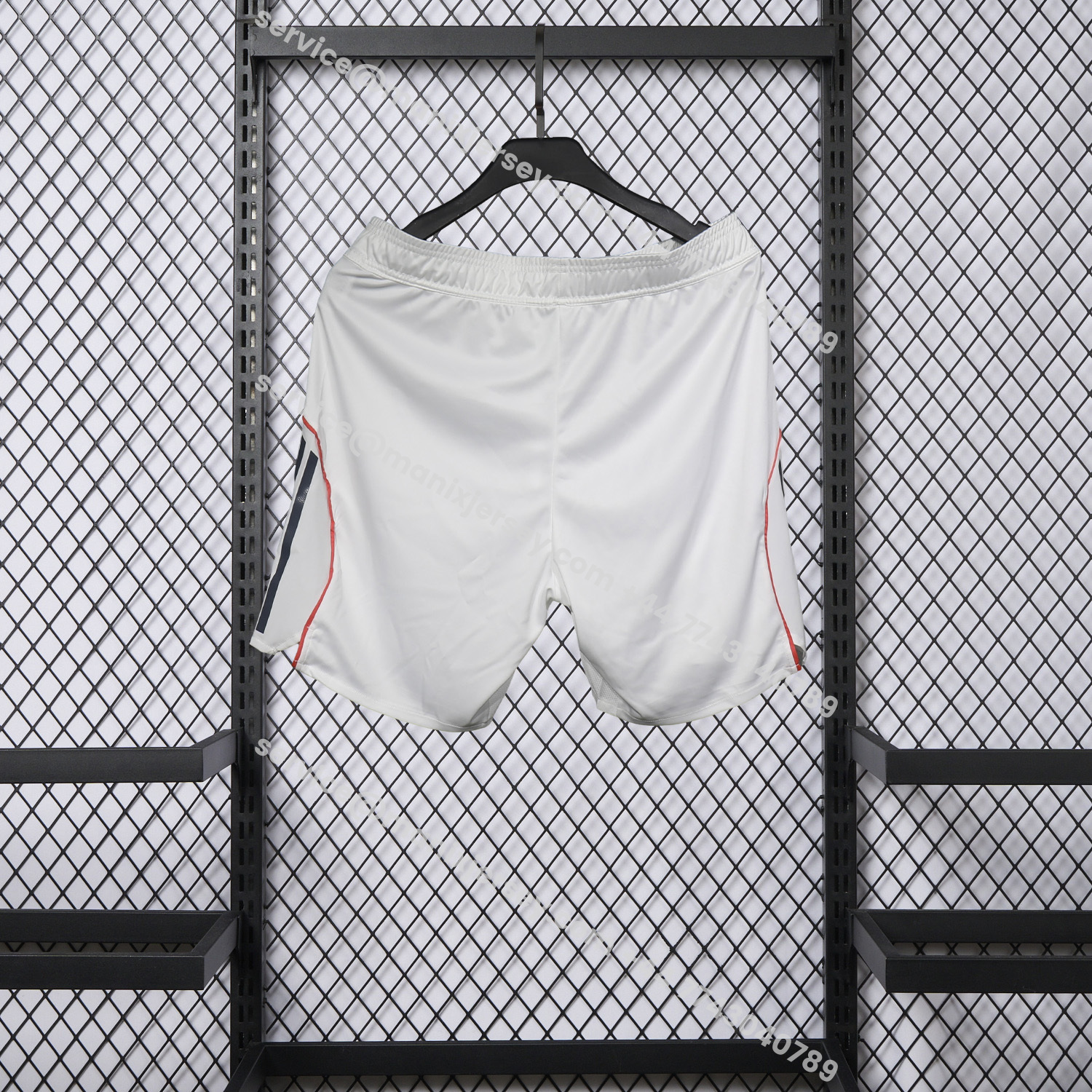 ManixJersey.com | Bayern Munich 25-26 Away White Shorts - Player Version -Customize Name, Number and Patch | Worldwide Shipping