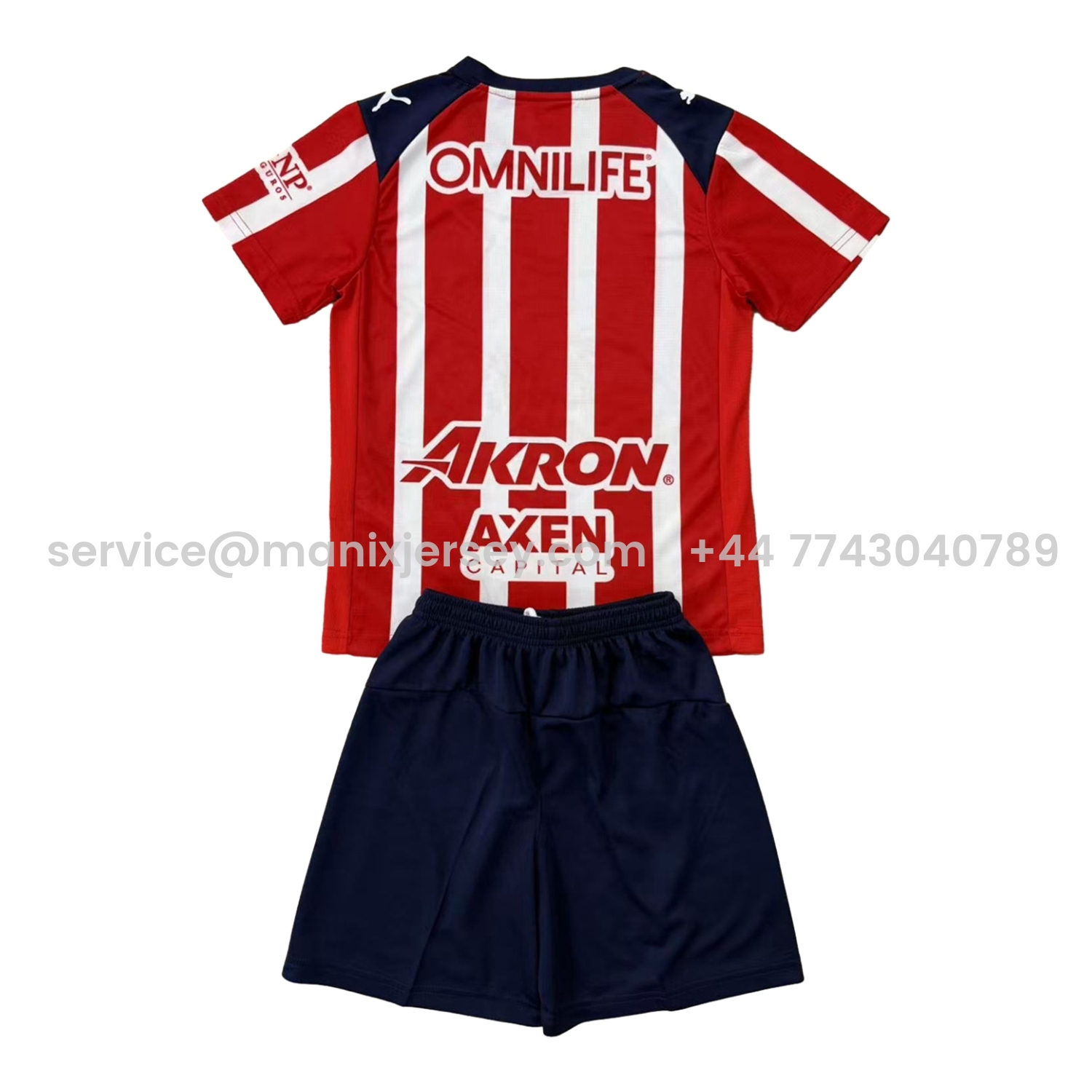 ManixJersey.com | Chivas de Guadalajara 25-26 Home Men's Adult Jersey Set - Fans Version -Customize Name, Number and Patch | Worldwide Shipping