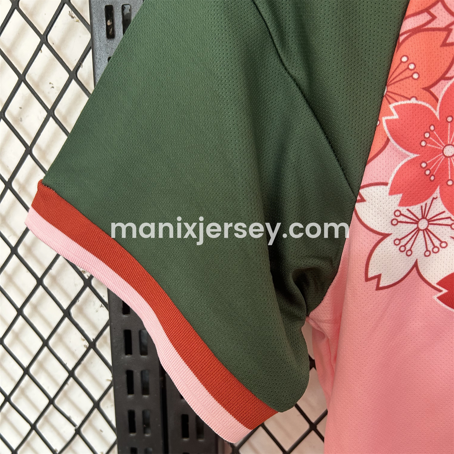 ManixJersey.com | Japan 25-26 Red & Pink Flowers Special Edition Jersey - Fans Version -Customize Name, Number and Patch | Worldwide Shipping