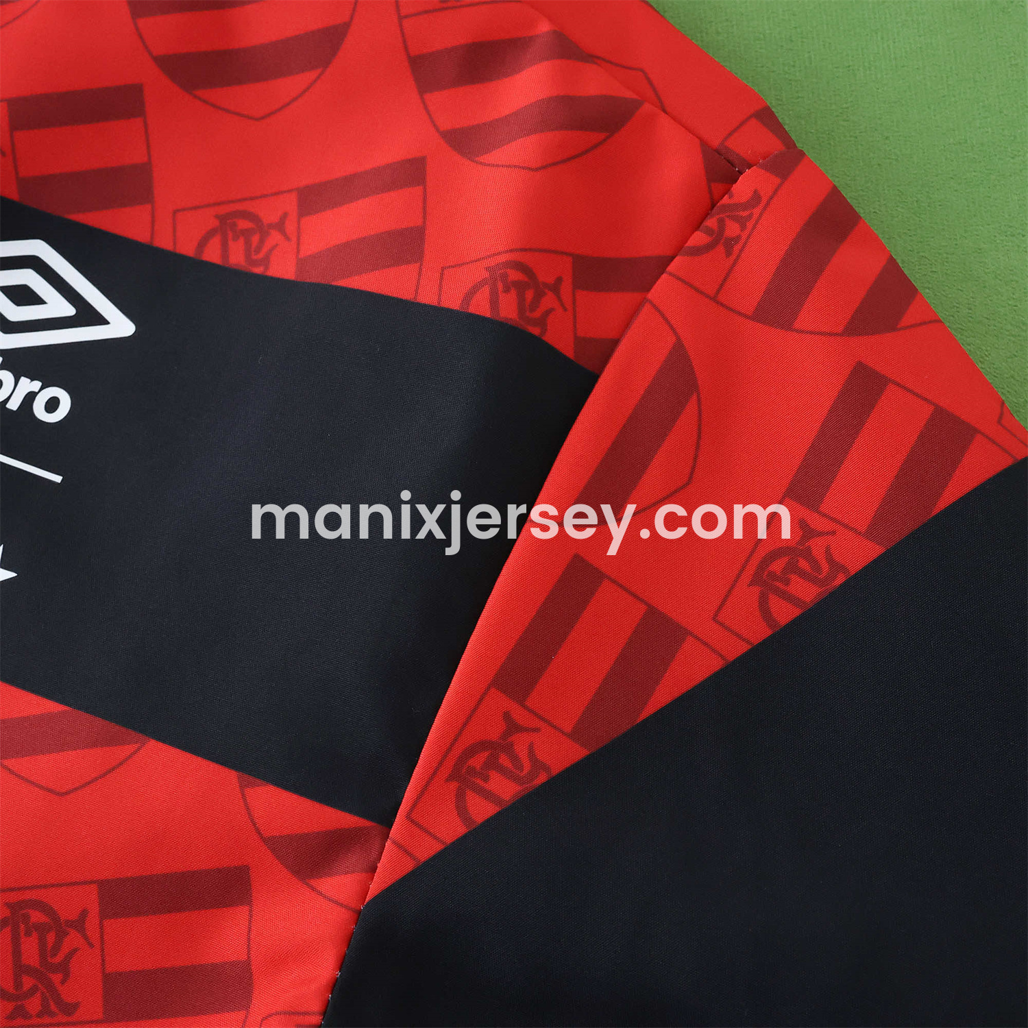 ManixJersey.com | Flamengo 24-25 Double Sided Reversible Windbreaker - Red & Blue -Customize Name, Number and Patch | Worldwide Shipping