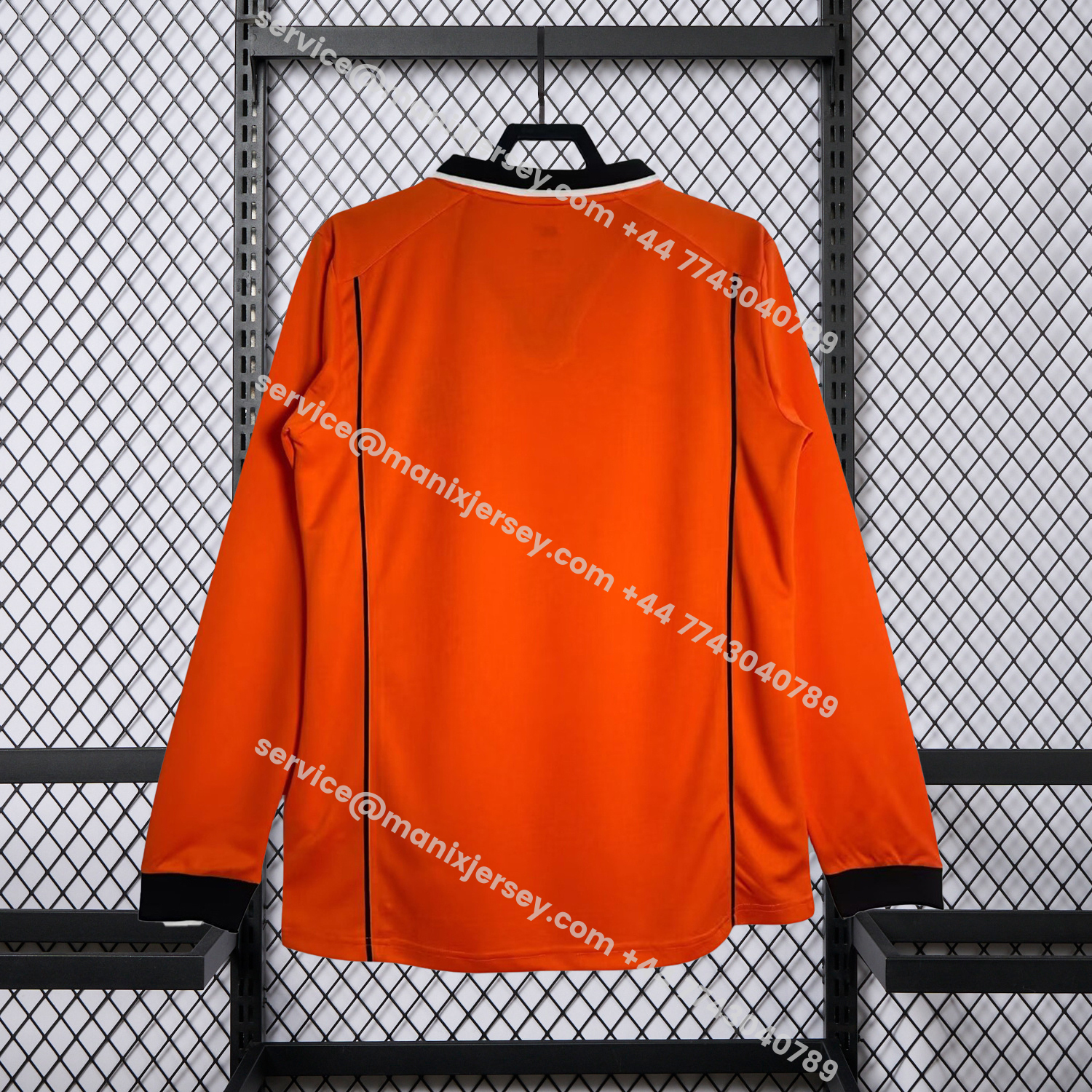 ManixJersey.com | Retro Netherlands 1998 Home Long Sleeves Jersey -Customize Name, Number and Patch | Worldwide Shipping