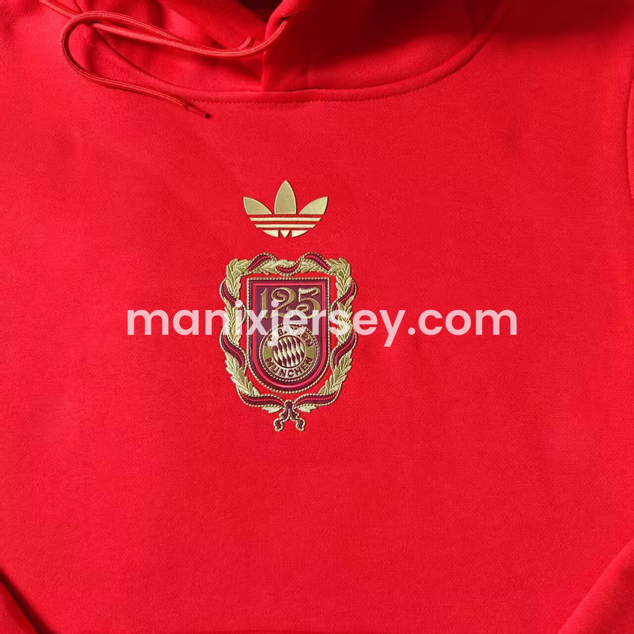 ManixJersey.com | Bayern Munich 2025 125th Anniversary Unisex Pullover Hoodie -Customize Name, Number and Patch | Worldwide Shipping