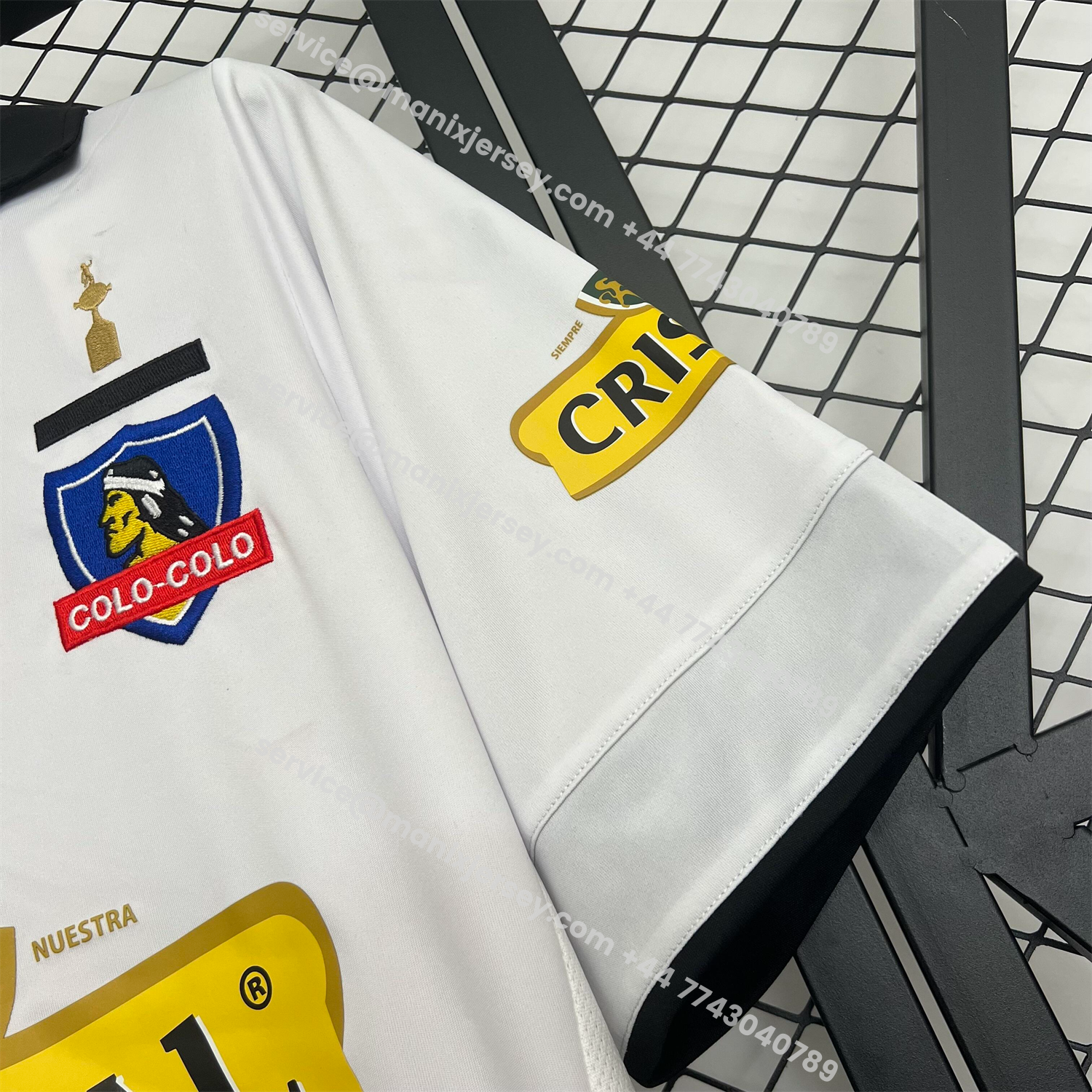 ManixJersey.com | Retro Colo Colo 2013 Home White Jersey -Customize Name, Number and Patch | Worldwide Shipping