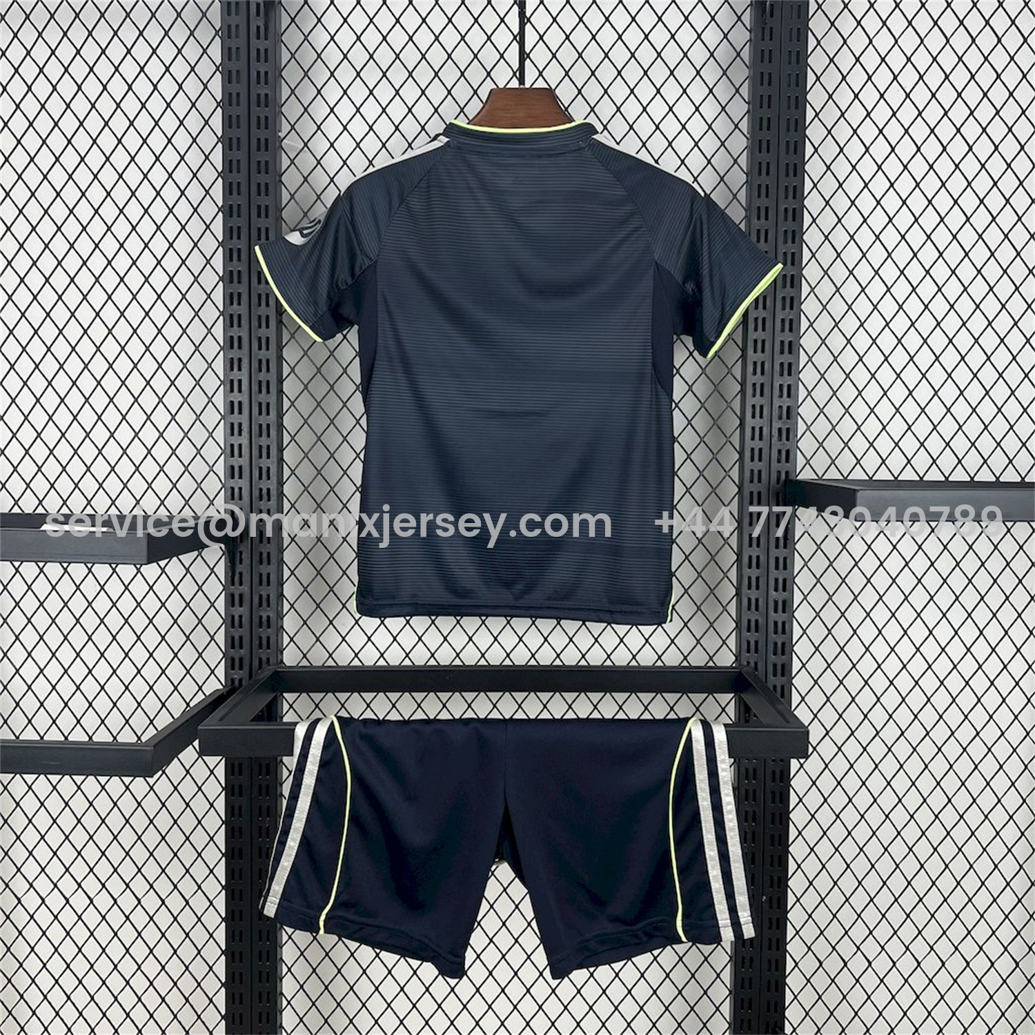 ManixJersey.com | Real Madrid 25-26 Away Kids Kit - Fans Version -Customize Name, Number and Patch | Worldwide Shipping