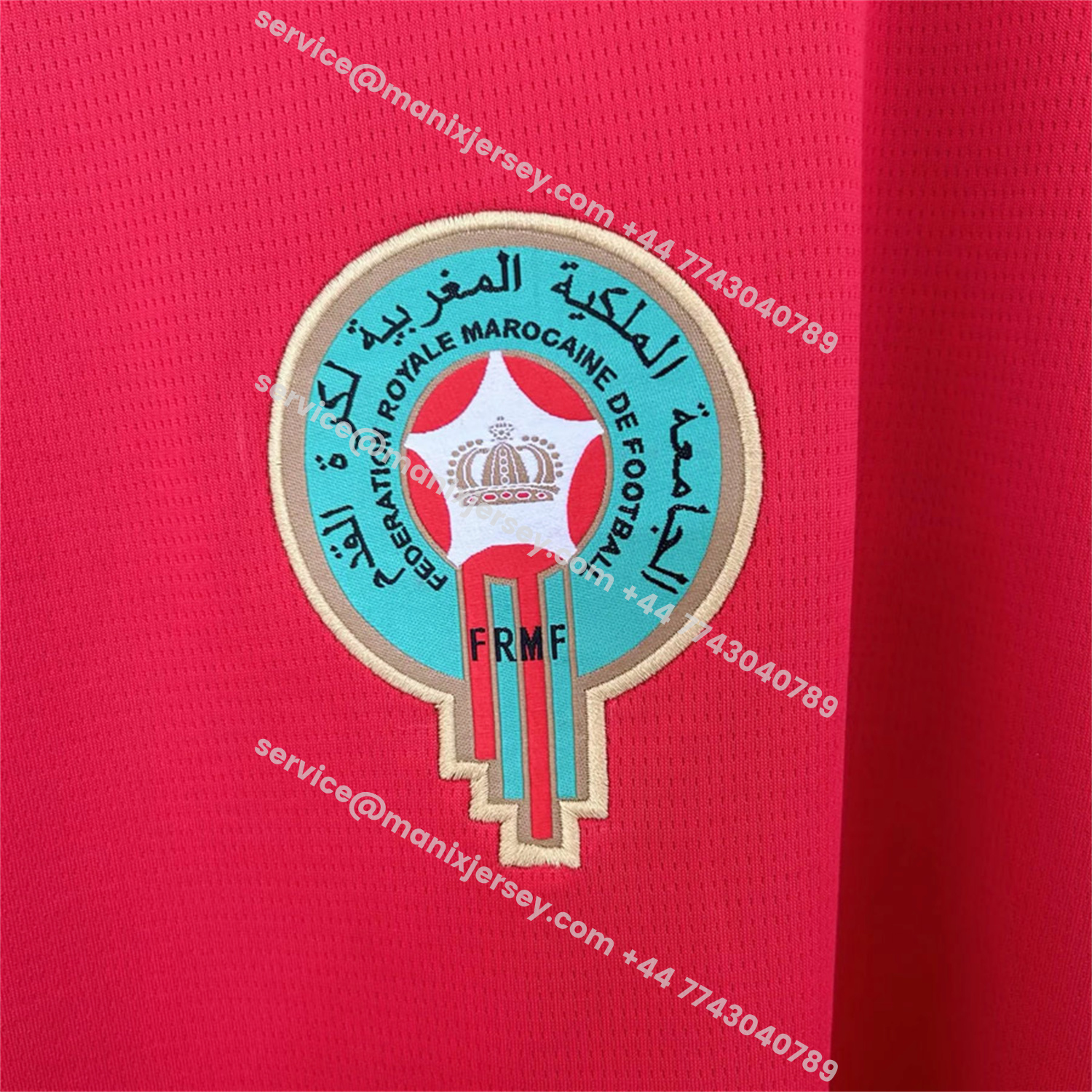 ManixJersey.com | Morocco 2026 Home Jersey - Fans Version -Customize Name, Number and Patch | Worldwide Shipping