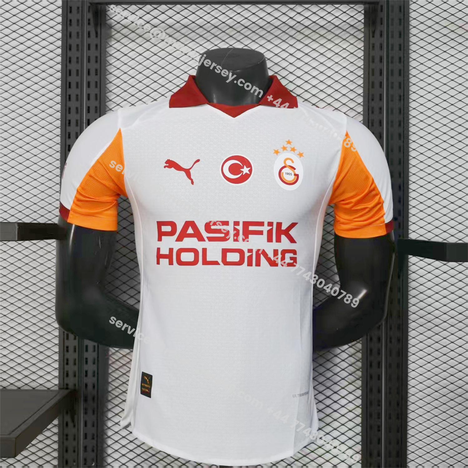 ManixJersey.com | Galatasaray 25-26 Away Jersey With Five Stars - Player Version -Customize Name, Number and Patch | Worldwide Shipping