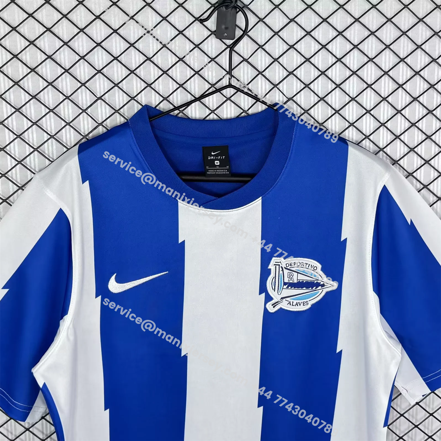 ManixJersey.com | Retro Deportivo Alavés 2011-12 Home Jersey -Customize Name, Number and Patch | Worldwide Shipping