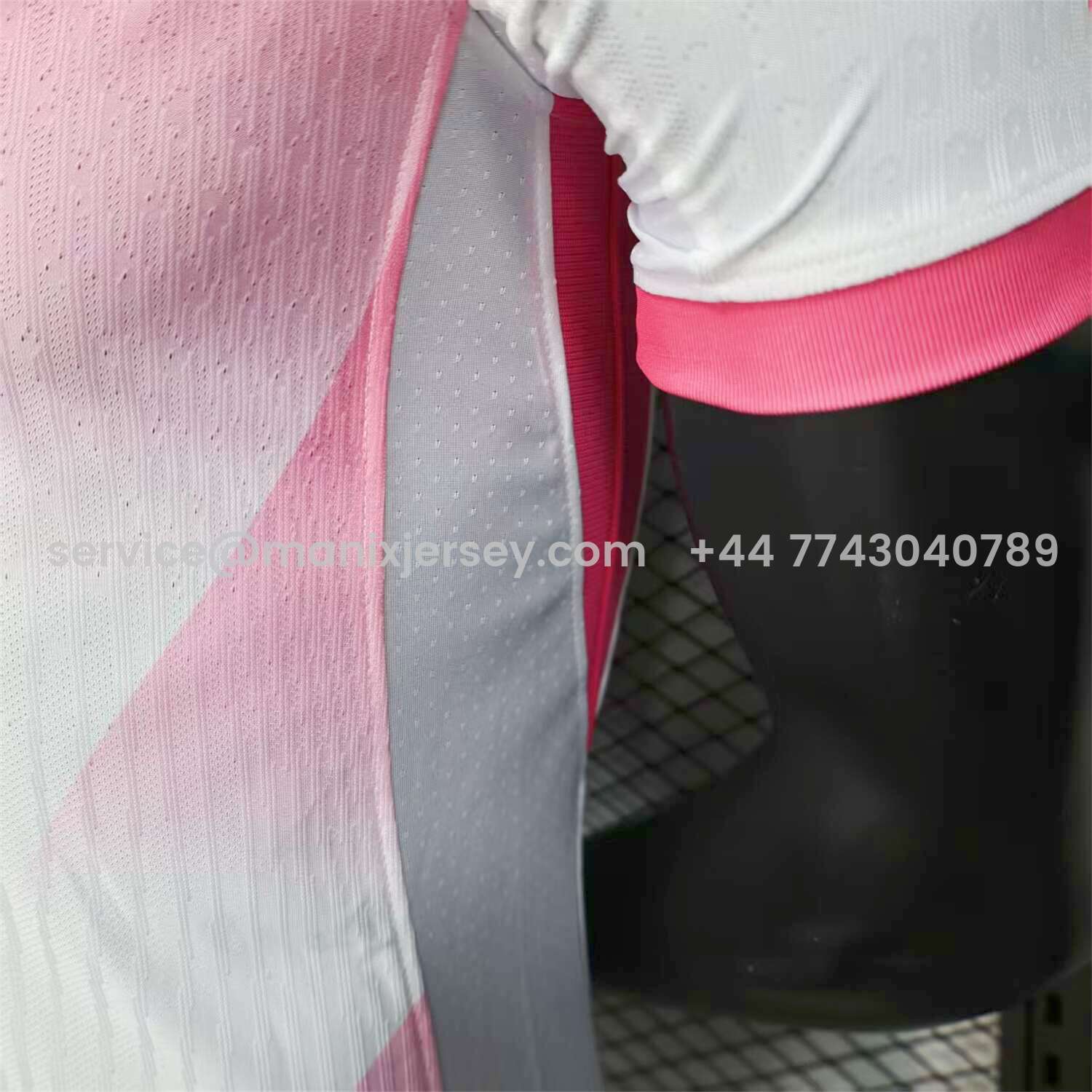 ManixJersey.com | Barcelona 25-26 Red and White Diagonal Gradient Special Jersey - Player Version -Customize Name, Number and Patch | Worldwide Shipping