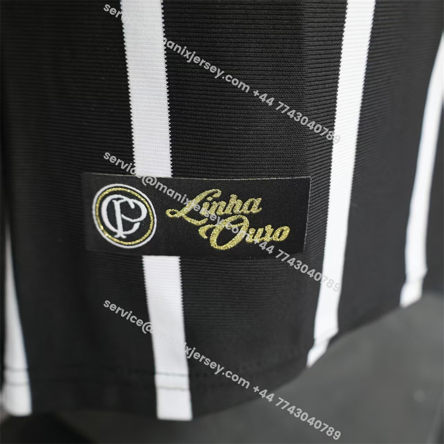 ManixJersey.com | Corinthians 25-26 Black And White Special Jersey - Player Version -Customize Name, Number and Patch | Worldwide Shipping