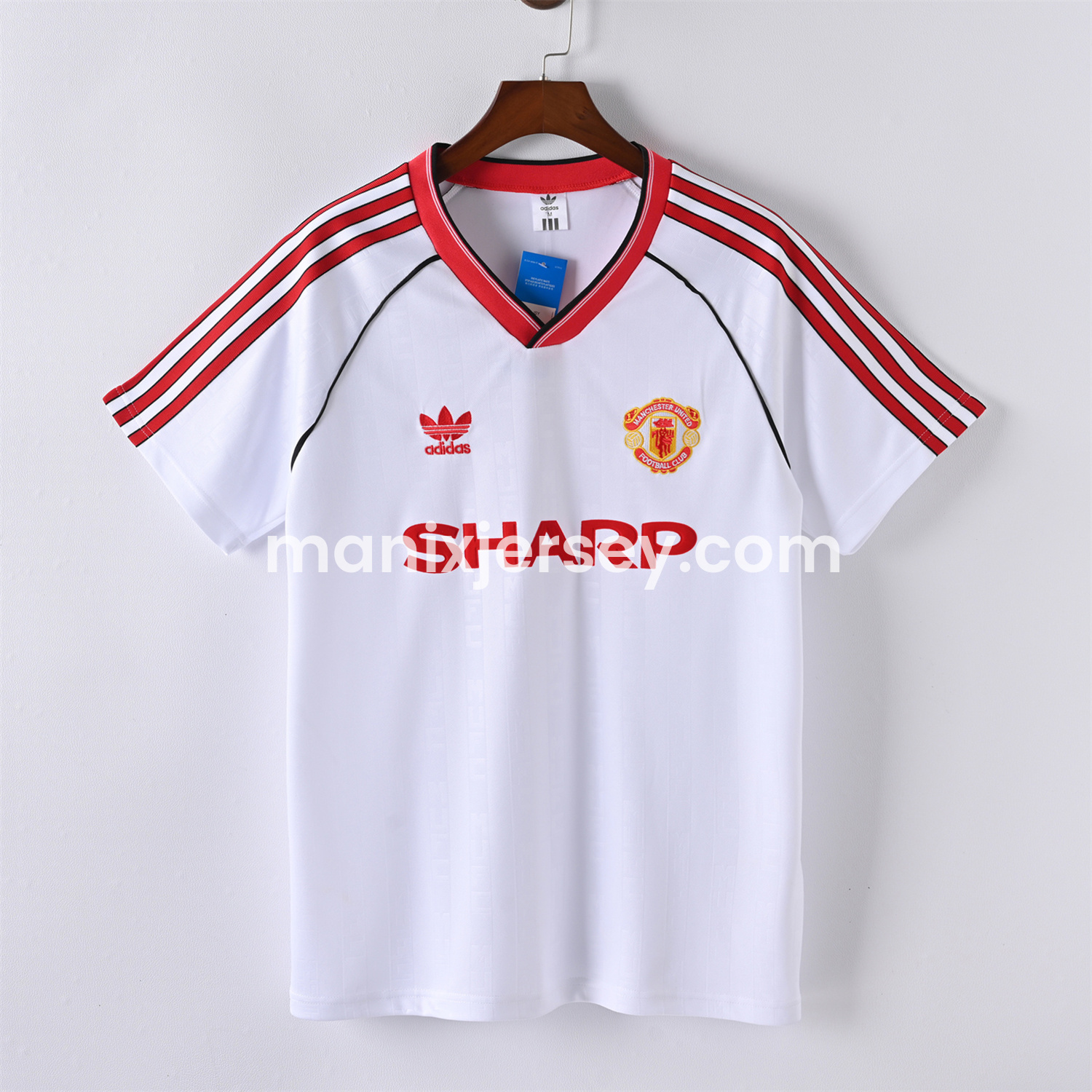 ManixJersey.com | Retro Manchester United 1988-90 Away Jersey -Customize Name, Number and Patch | Worldwide Shipping
