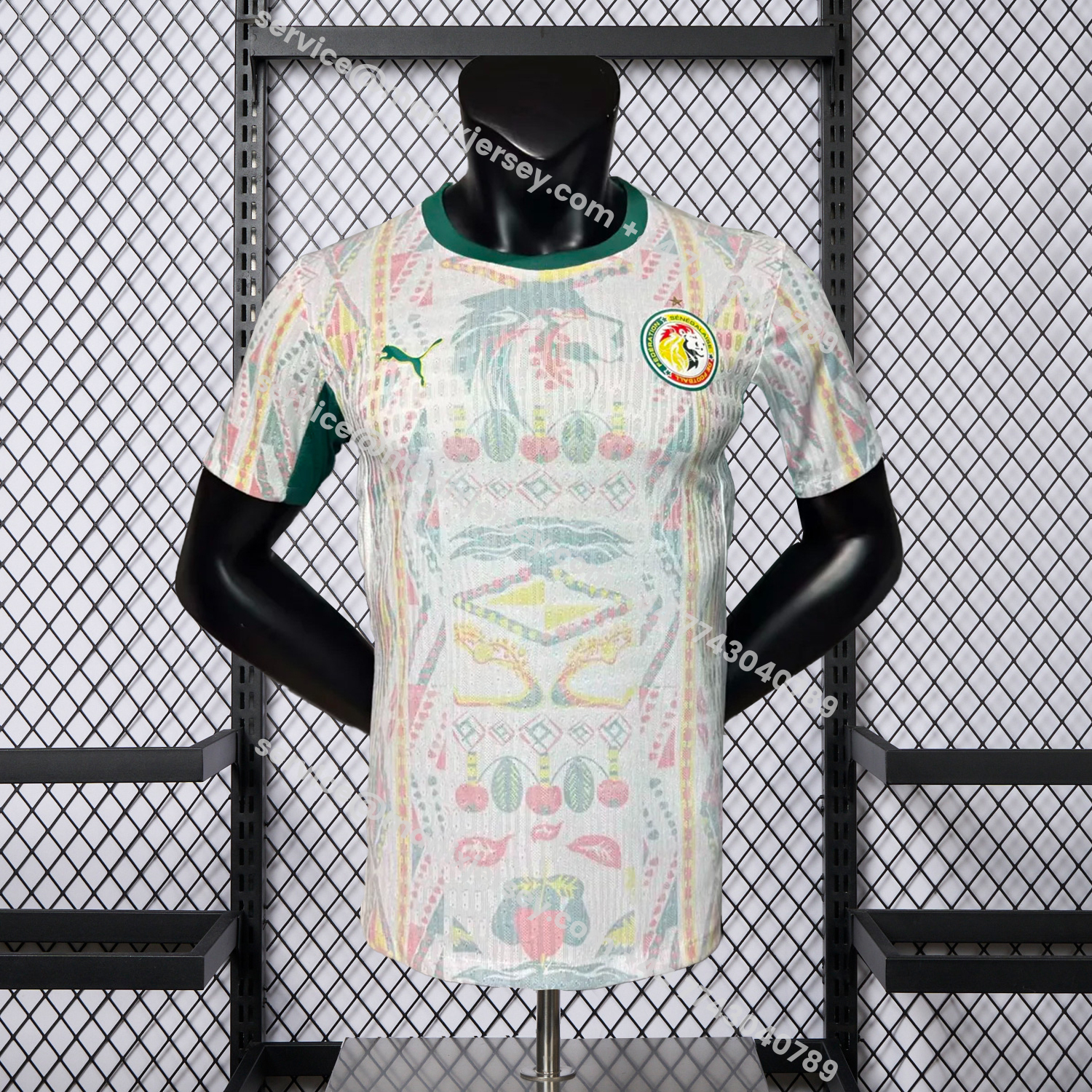 ManixJersey.com | Senegal 25-26 Home White Jersey - Player Version -Customize Name, Number and Patch | Worldwide Shipping