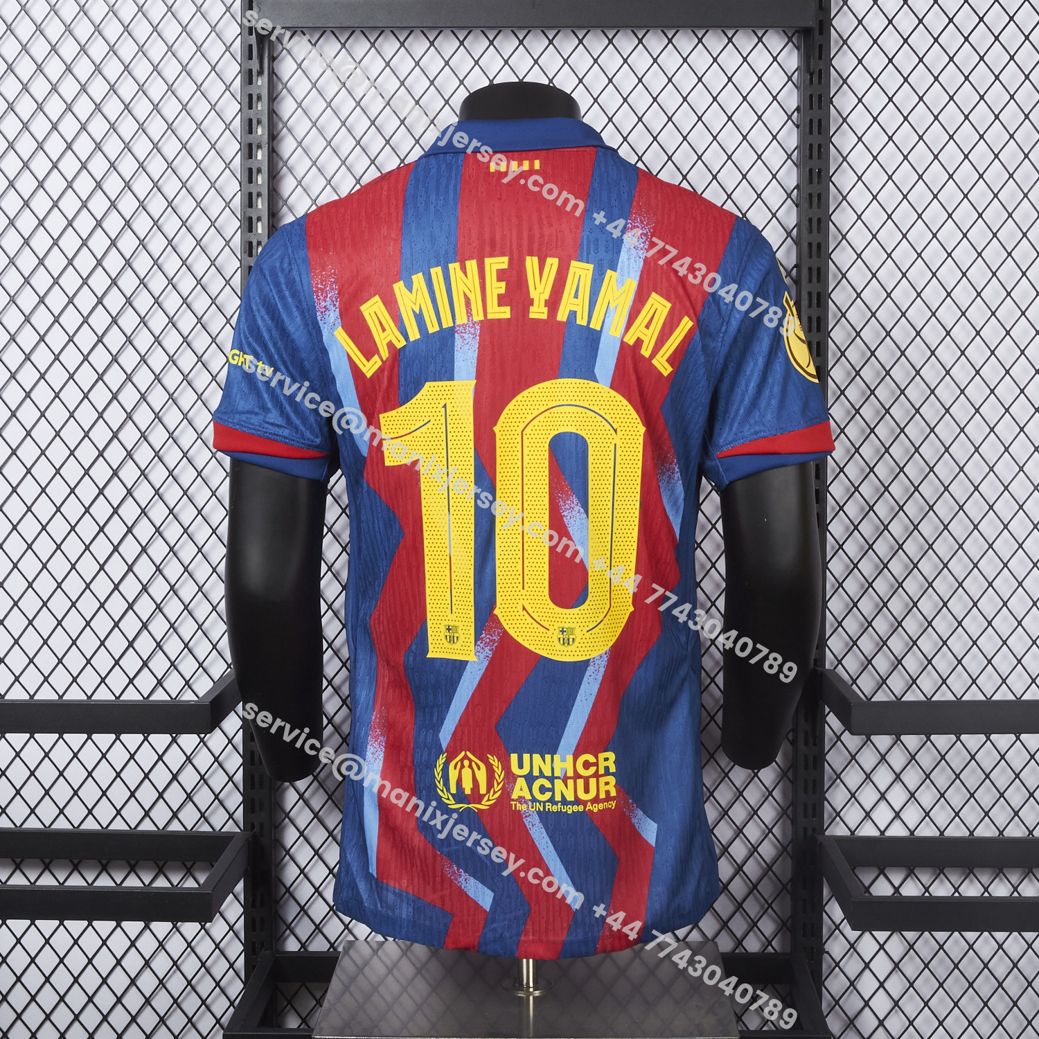 ManixJersey.com | Barcelona 25-26 Supercopa De España Fourth Jersey - Player Version -Customize Name, Number and Patch | Worldwide Shipping