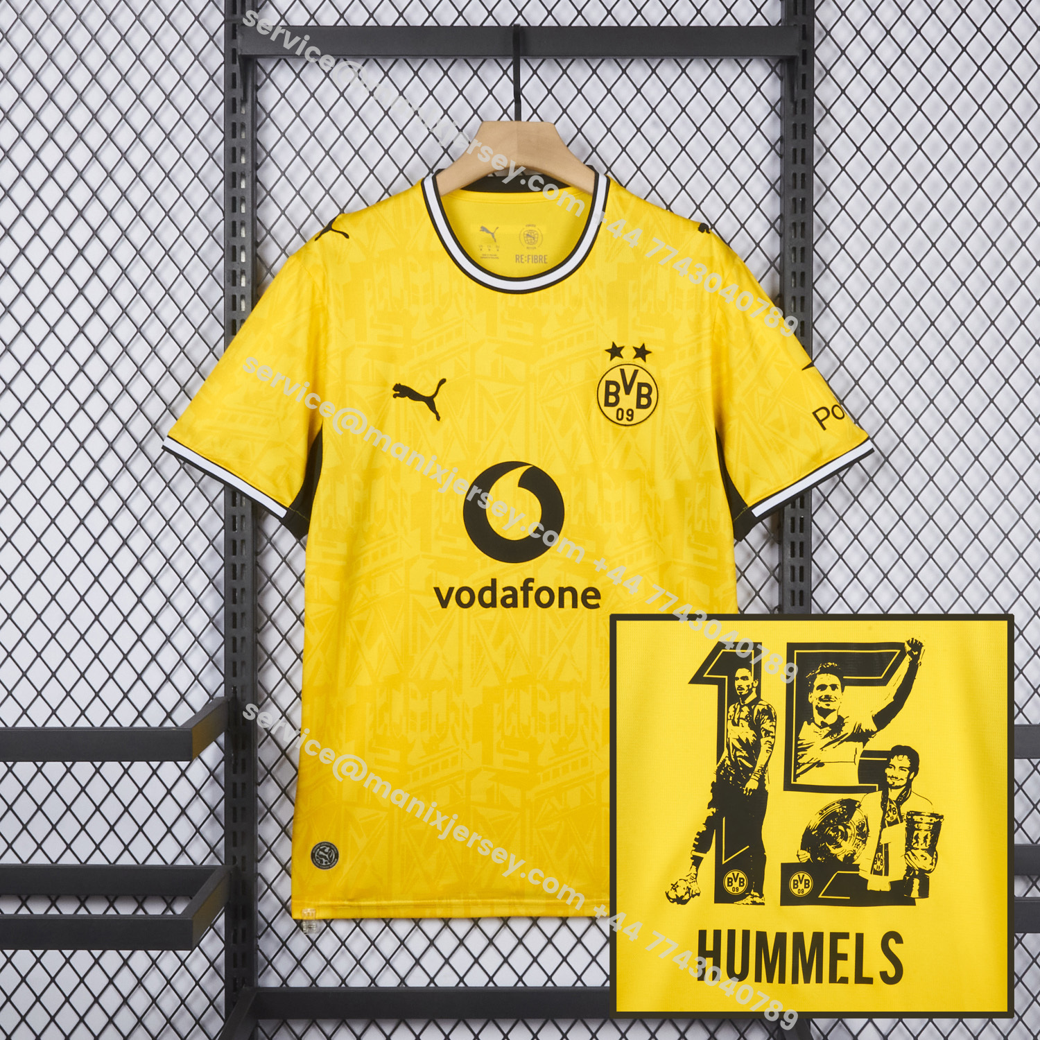 【Hummels Special Font】Dortmund 26-27 Home Jersey - Fans Version:football jersey mysite: unitedjerseyfootball 邓江浪:football